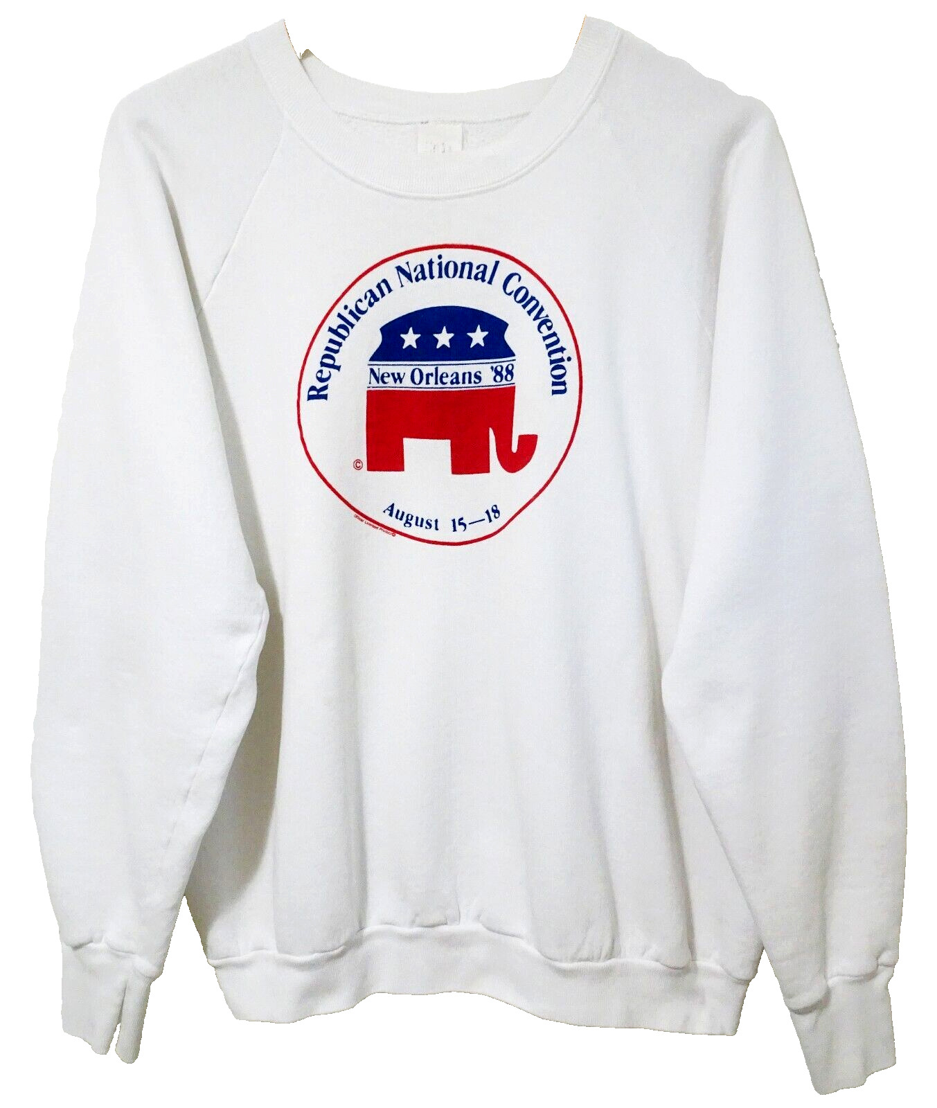RARE Vtg 80s 1988 Republican National Convention New Orleans RNC GOP Sweatshirt
