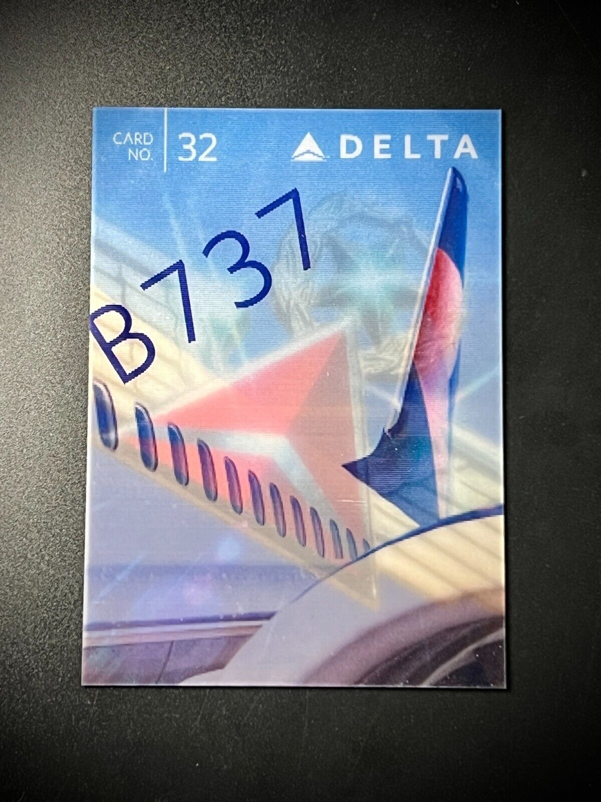 2015 Delta Trading Card Boeing 737-800 #32