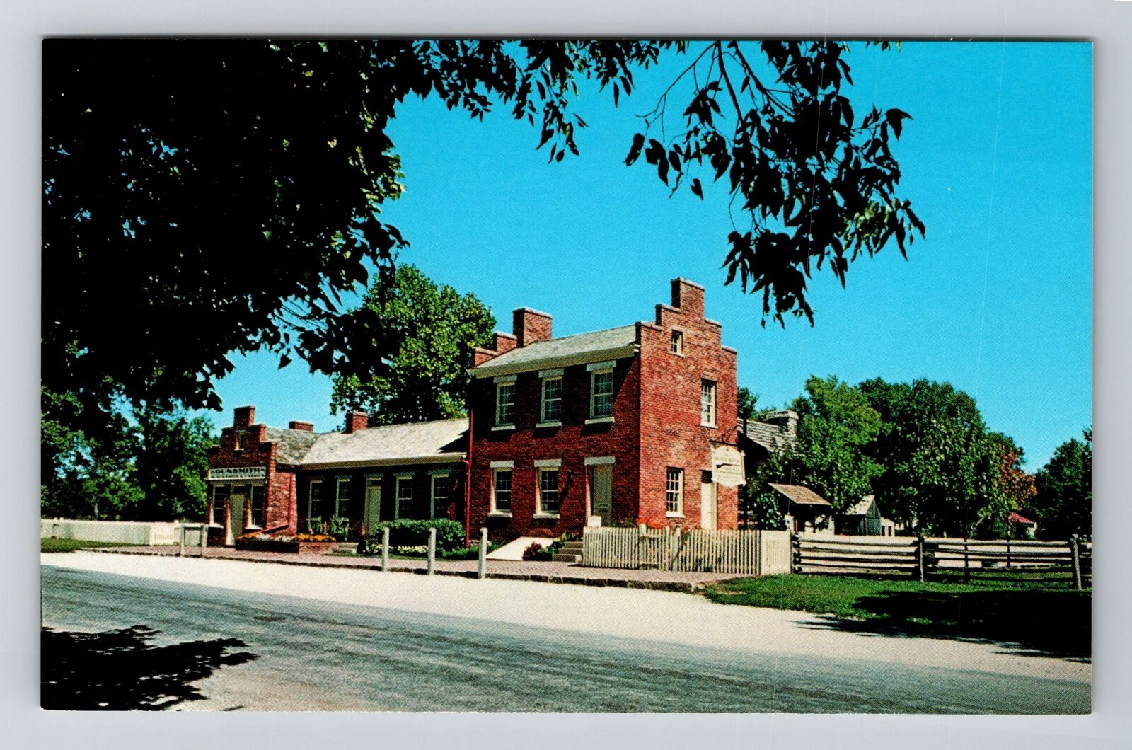 Nauvoo IL-Illinois, Jonathan Browning House & Workshop, Antique Vintage Postcard