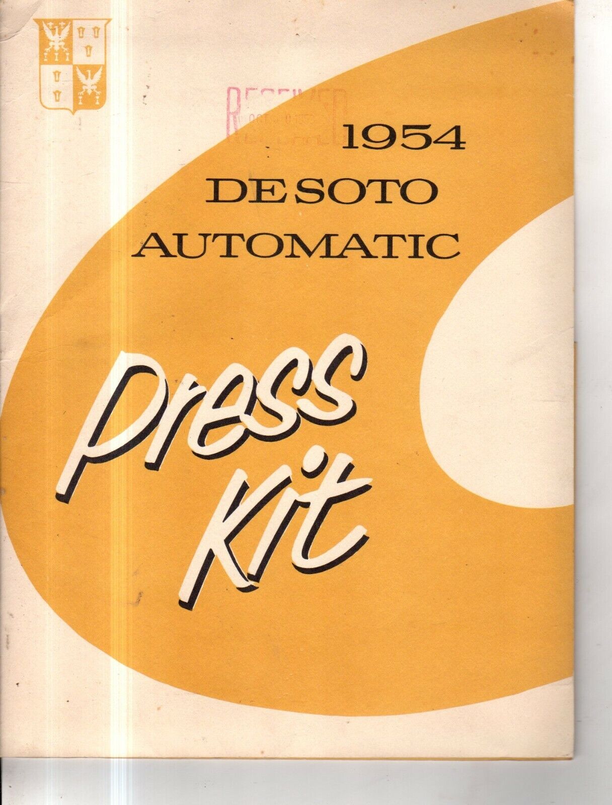 1954 DeSoto Original Press Kit with seven glossy photos - Extremely Rare
