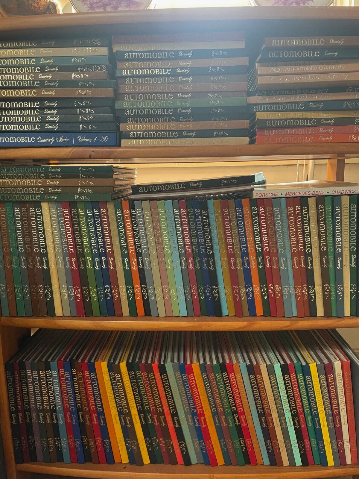 Complete set of Automobile Quarterly 1962-2001 (-3 books)