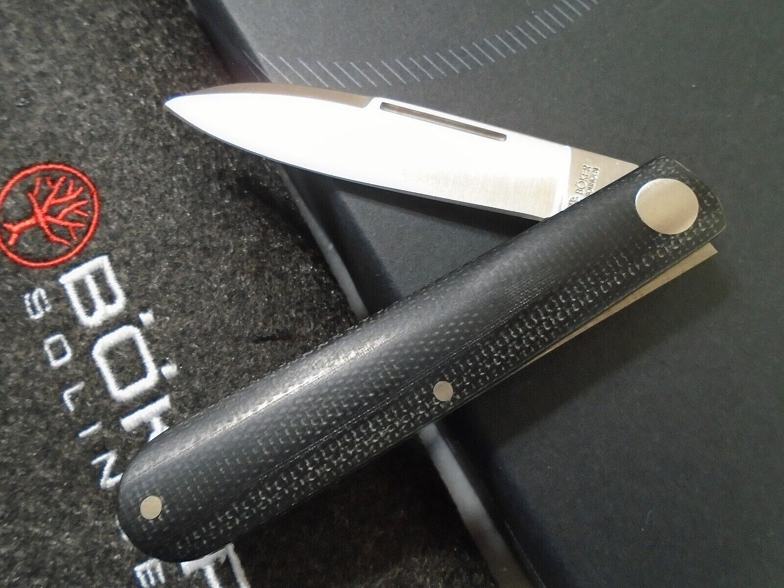 Boker Solingen Germany Prime Barlow Pocket Knife Micarta N690 Steel 116942 New