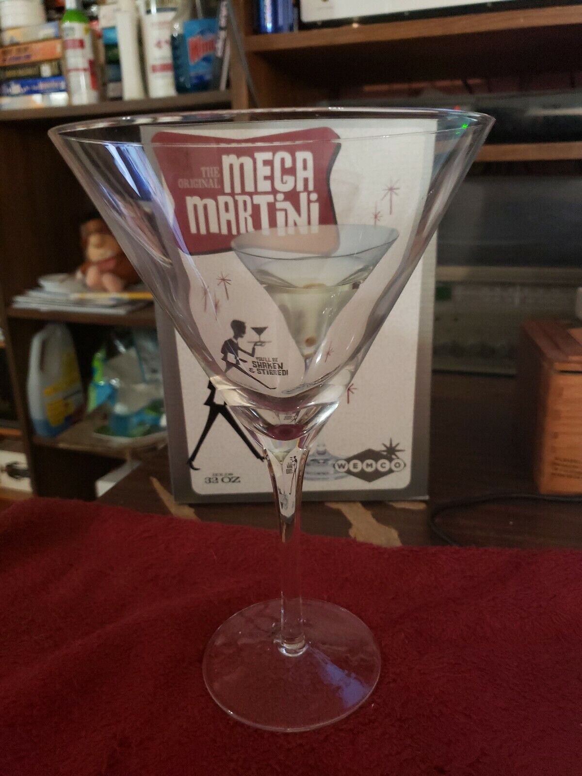 WEMCO The Original Mega Martini- 32 Oz. Glass