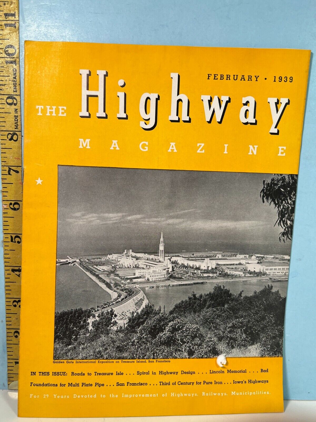 1939 Feb. The Highway Magazine - Highways, Railways & Bridges & Infrastructure