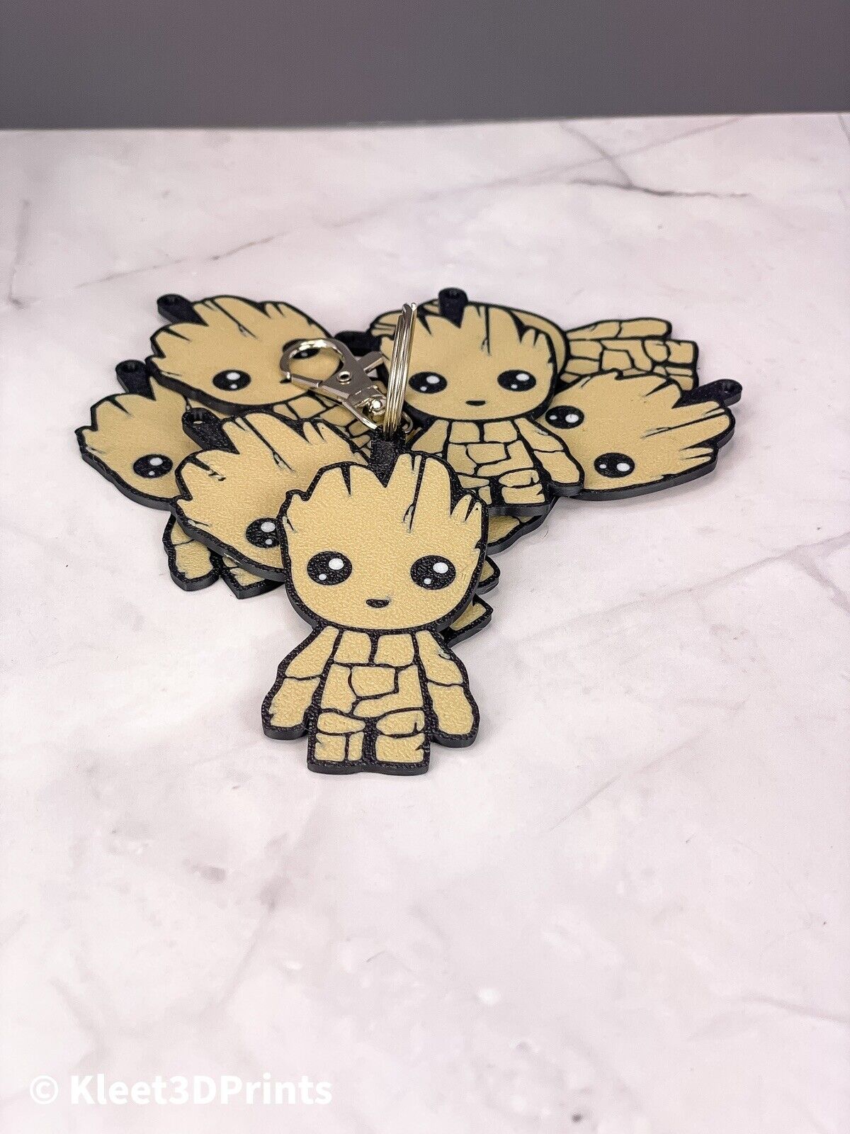 Baby Groot Keychain Charm - Guardians of the Galaxy Merchandise