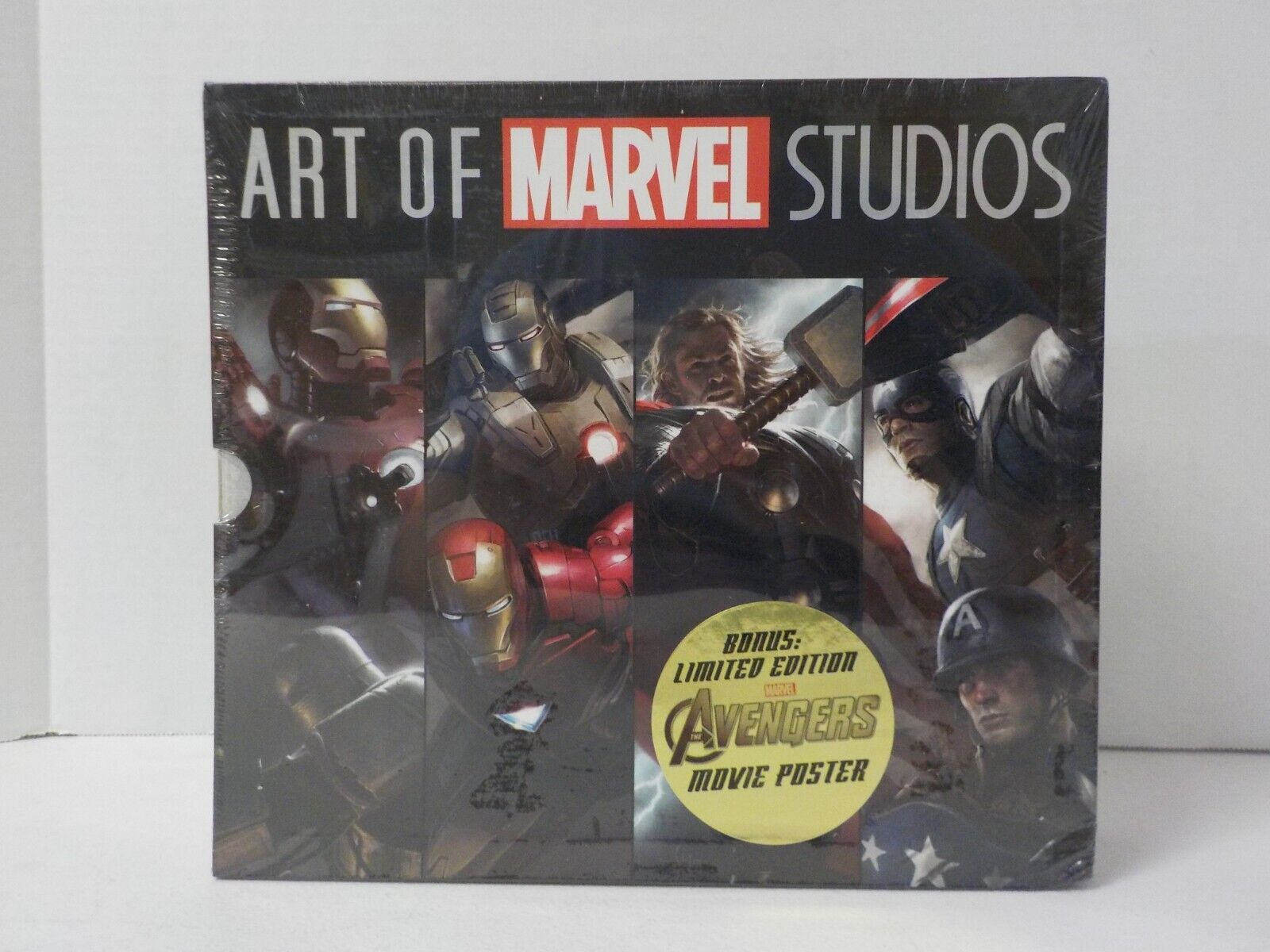 N G218 Art of Marvel Studios 4 Book Set Iron Man Thor Captain America Case NEW