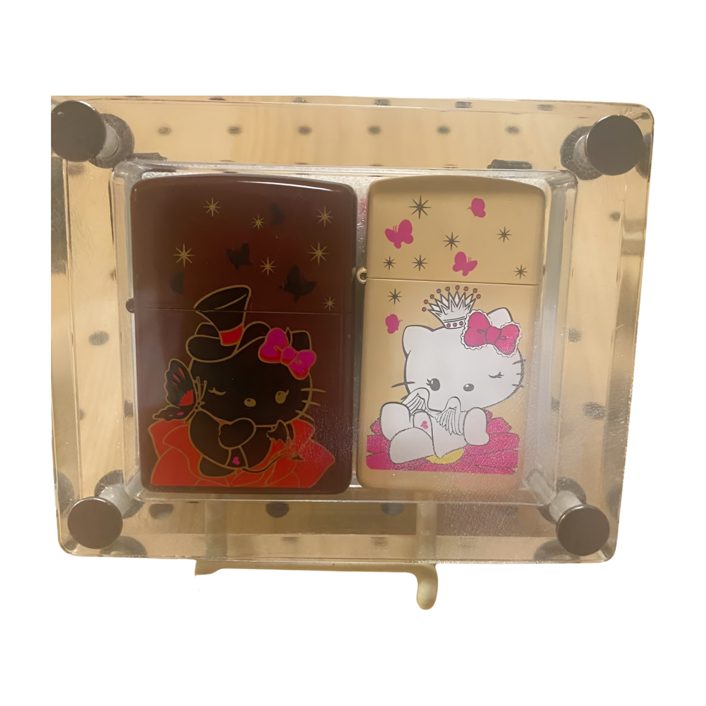 ZIPPO x Sanrio Hello Kitty Butterfly /214 From Japan Unused 