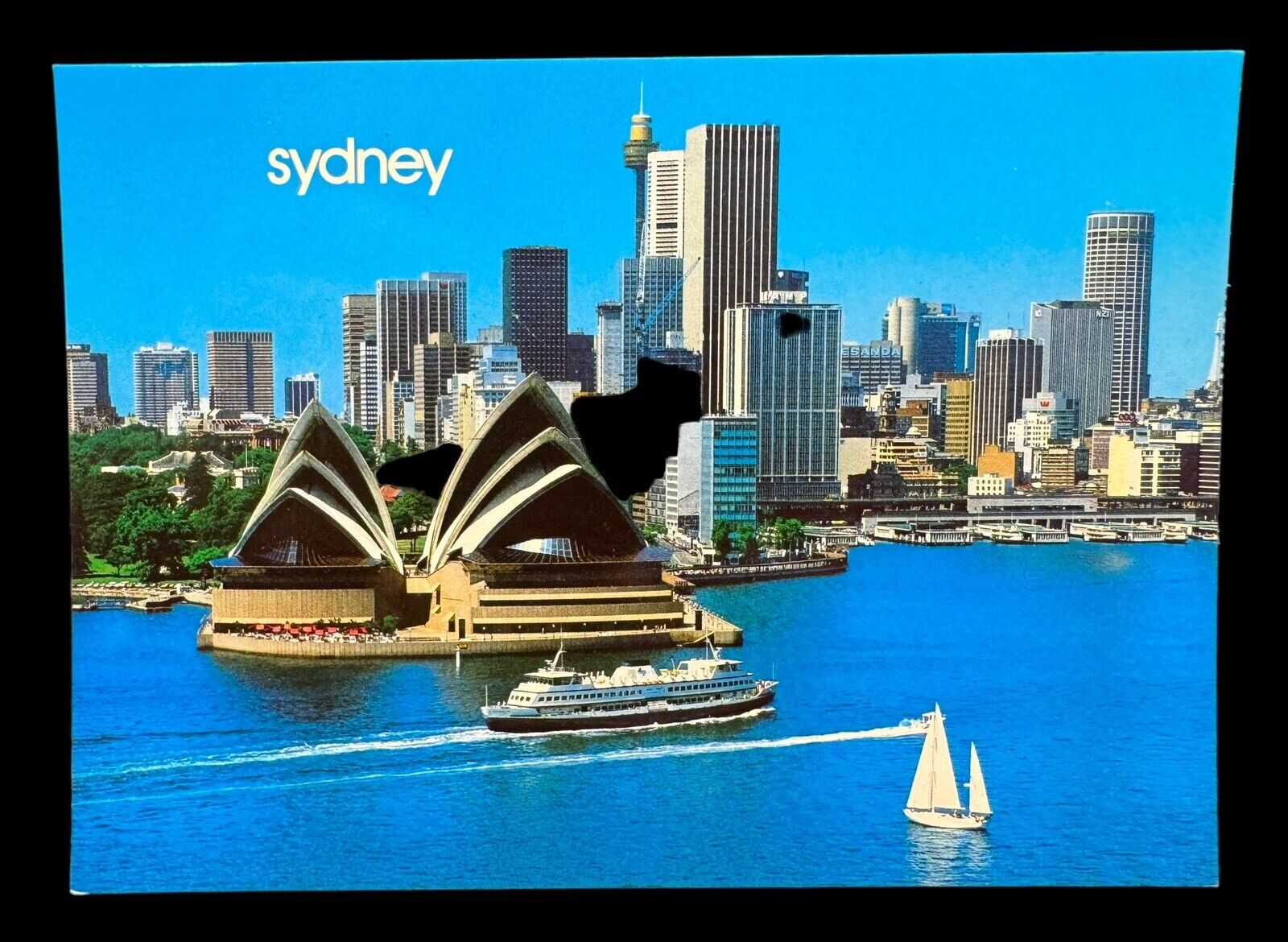 Vintage Continental Postcard Syndey Australia Opera House Skyline Unposted