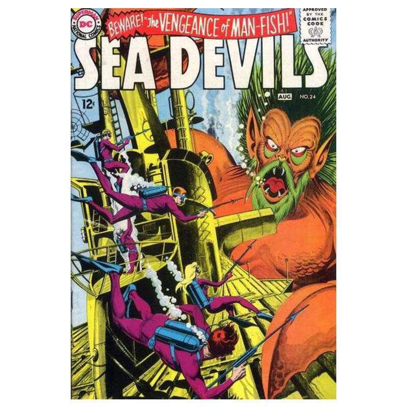 Sea Devils #24 in Fine + condition. DC comics [s`