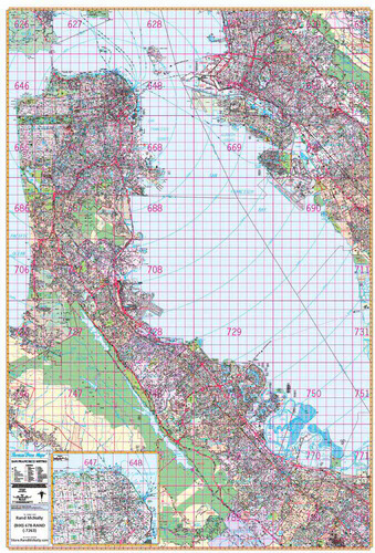 THOMAS BROS. SAN FRANCISCO WALL MAP (R)