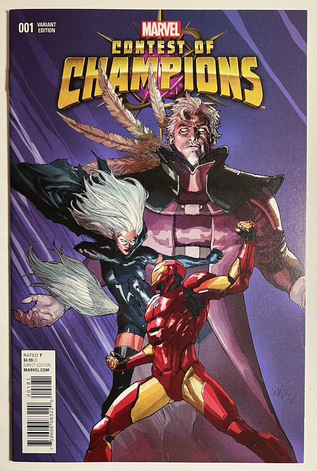 Contest of Champions 1 Yu Variant NM First White Fox 2015 Marvel Comics