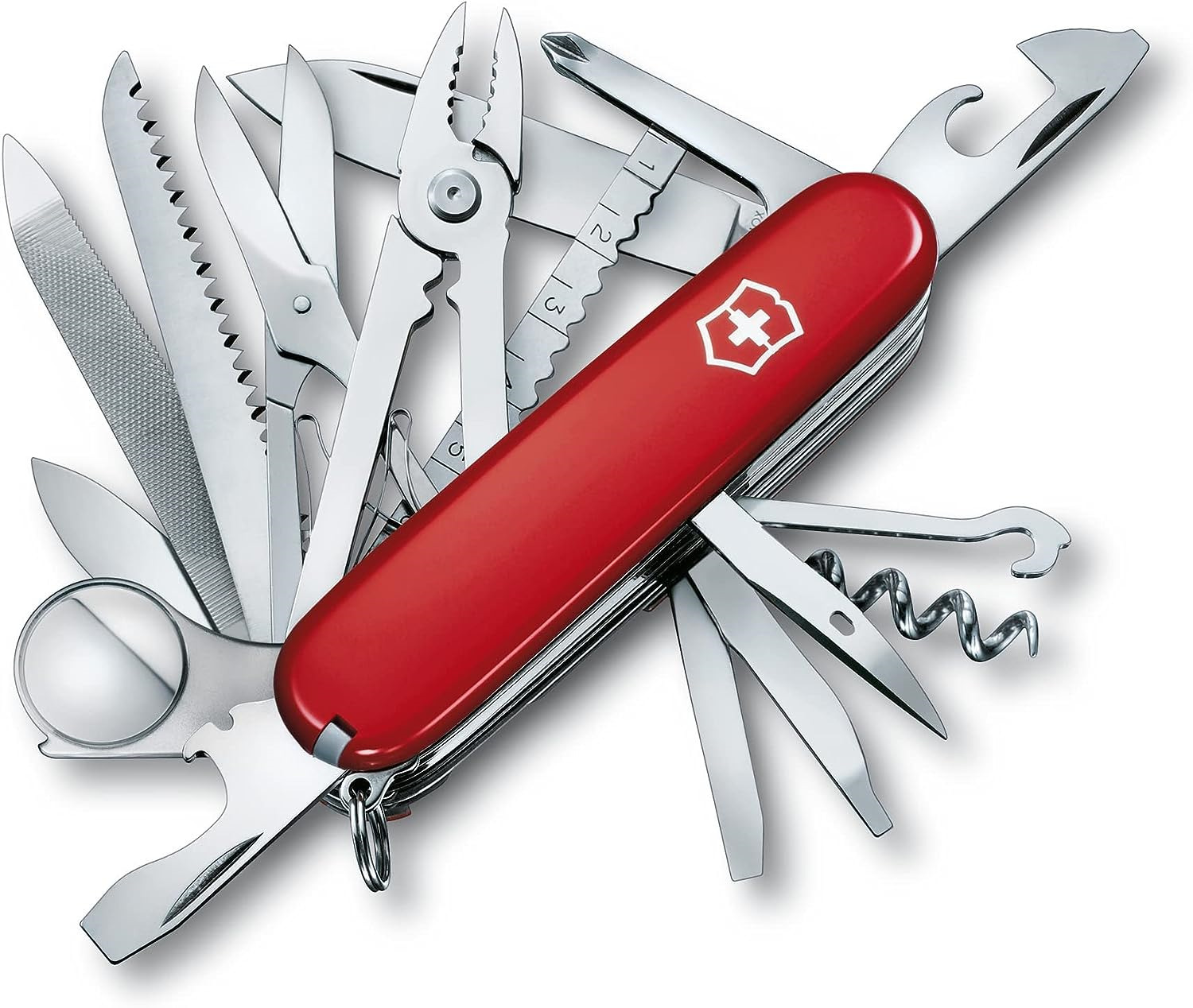 Victorinox Swiss Army Multi-Tool SwissChamp Pocket Knife Red 1.6795