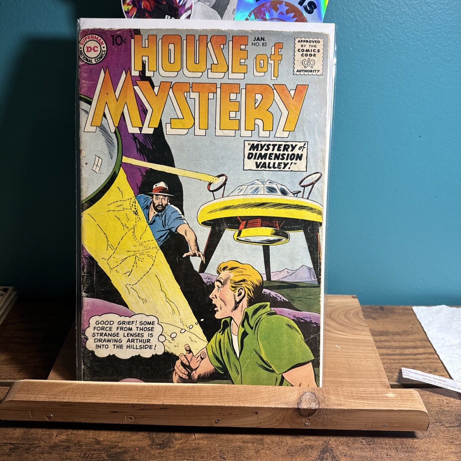 HOUSE OF MYSTERY #82 SCI-FI DC COMICS 1959 VINTAGE SILVER AGE GD/VG 3.0