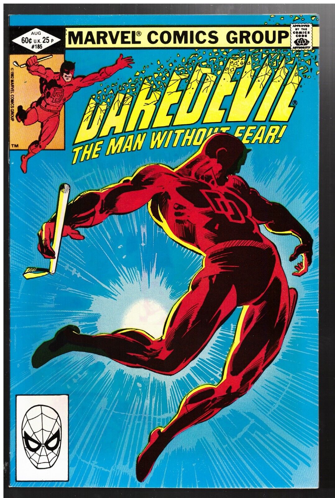 Daredevil #185 1982 Marvel 9.4/NM KINGPIN APP. CGC IT
