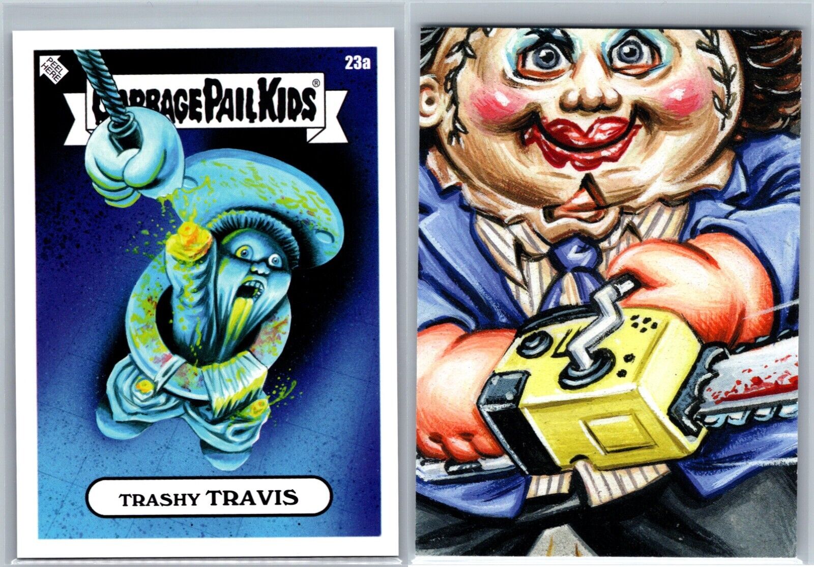 2023 Topps Garbage Pail Kids GPK Oh the Horrible Wave 5 Trashy TRAVIS 23a MINT