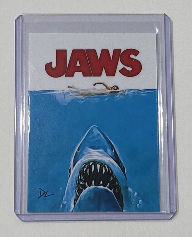 Jaws The Movie Limited Edition Artist Signed Movie Poster Trading Card 9/10