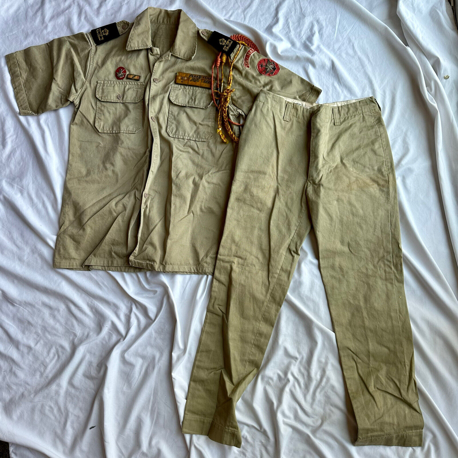 S. Vietnamese Major Uniform Set General Staff ARVN Indochina Shirt Pants Tailor