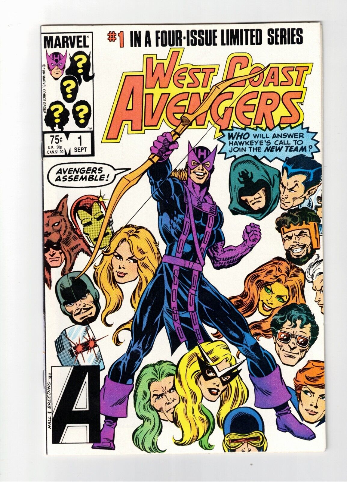 West Coast Avengers #1 NM Marvel Comics September 1984