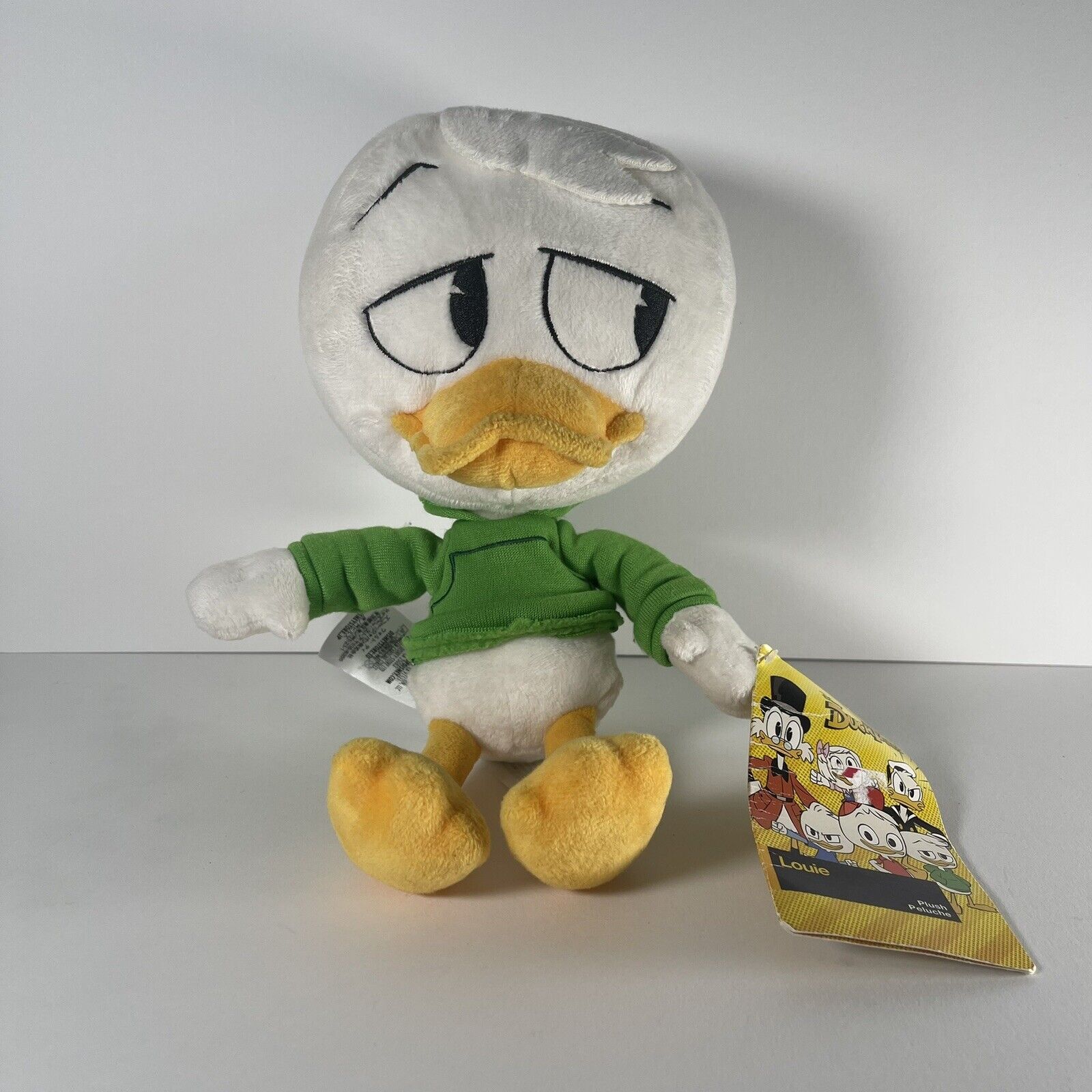 Disney Store Duck Tales Louie 10” Stuffed Plush Toy RARE *NWT* READ DESCRIPTION