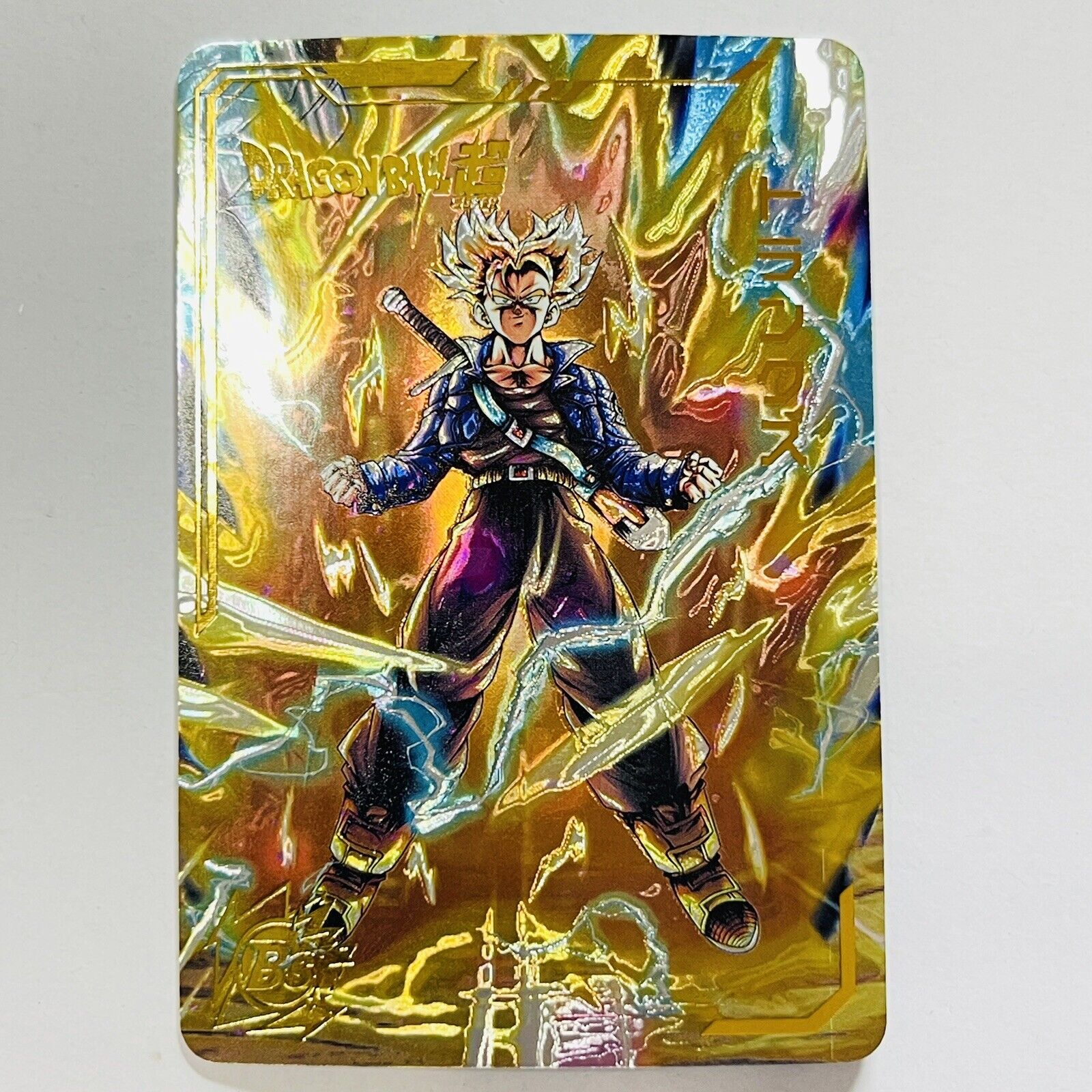 Dragonball Heroes Premium Foil Holographic Character Card - SSJ Future Trunks