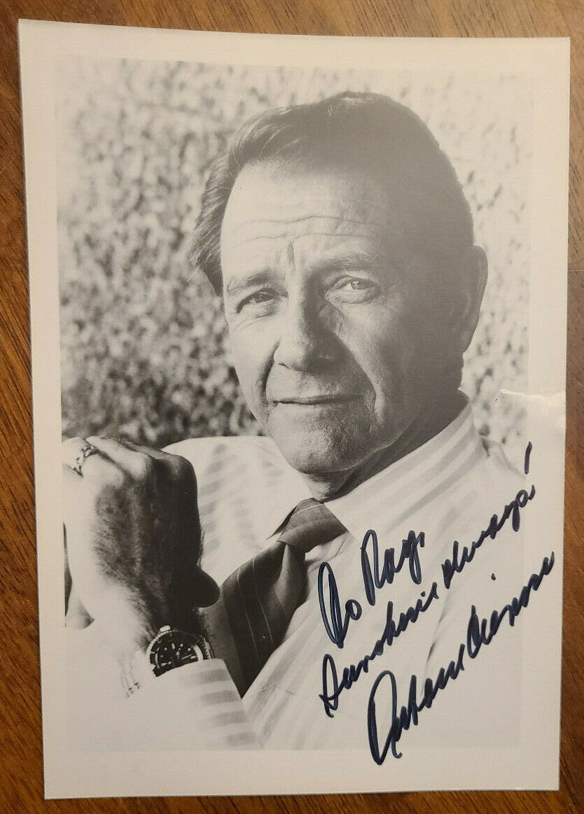 Actor Richard Crenna - Vintage Signed Celebrity Autograph - Trautman in Rambo