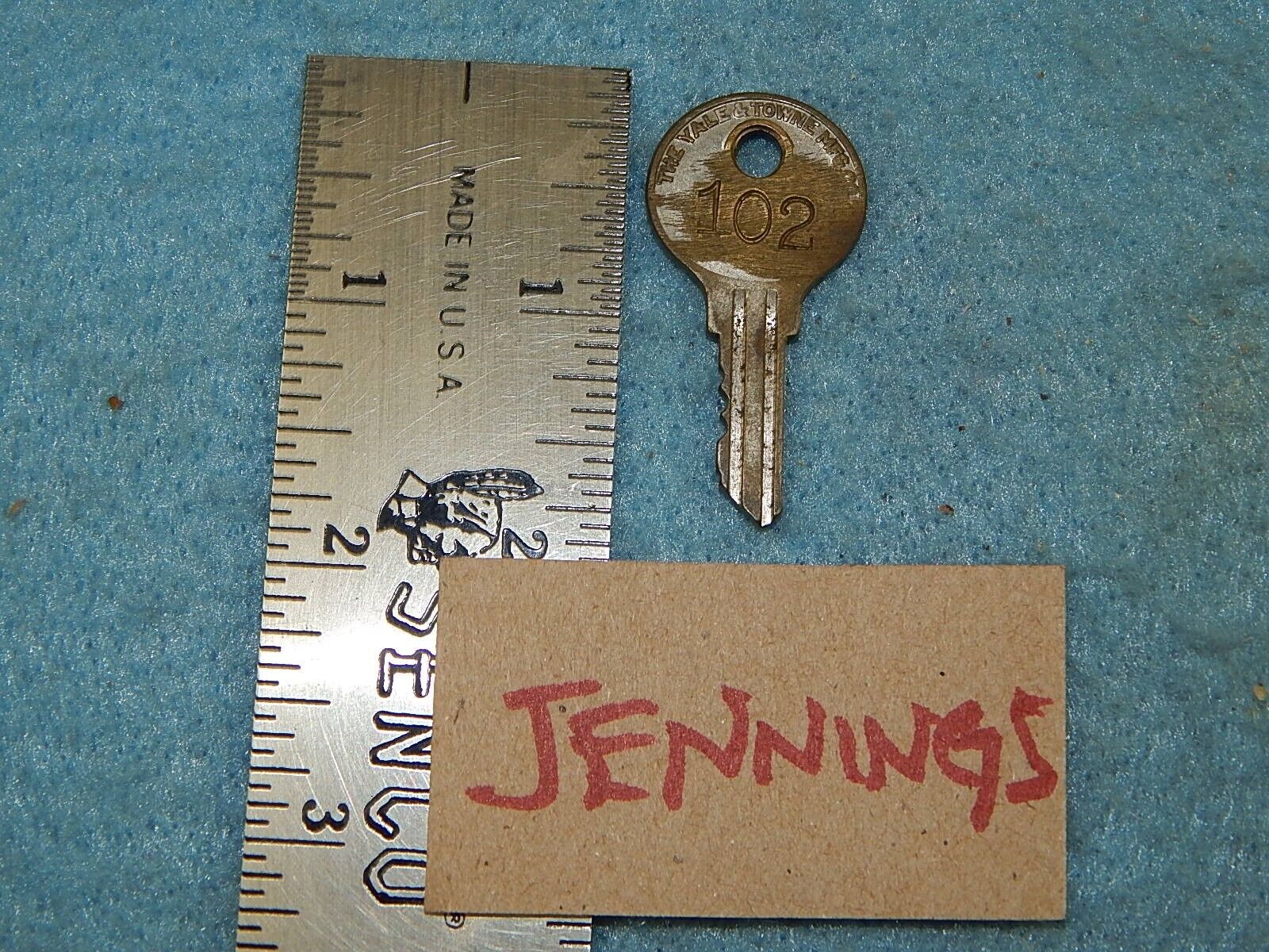 vintage coin operator key: O.D. Jennings & Co. - ODJ 699 - (Yale Junior)