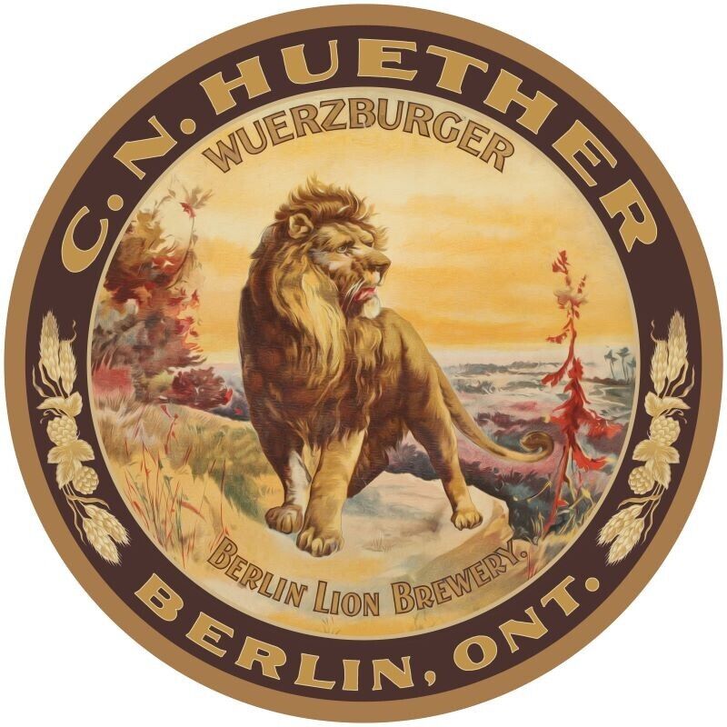 C.N. Huether Beer - Lion Theme - Berlin ON New Sign 14\