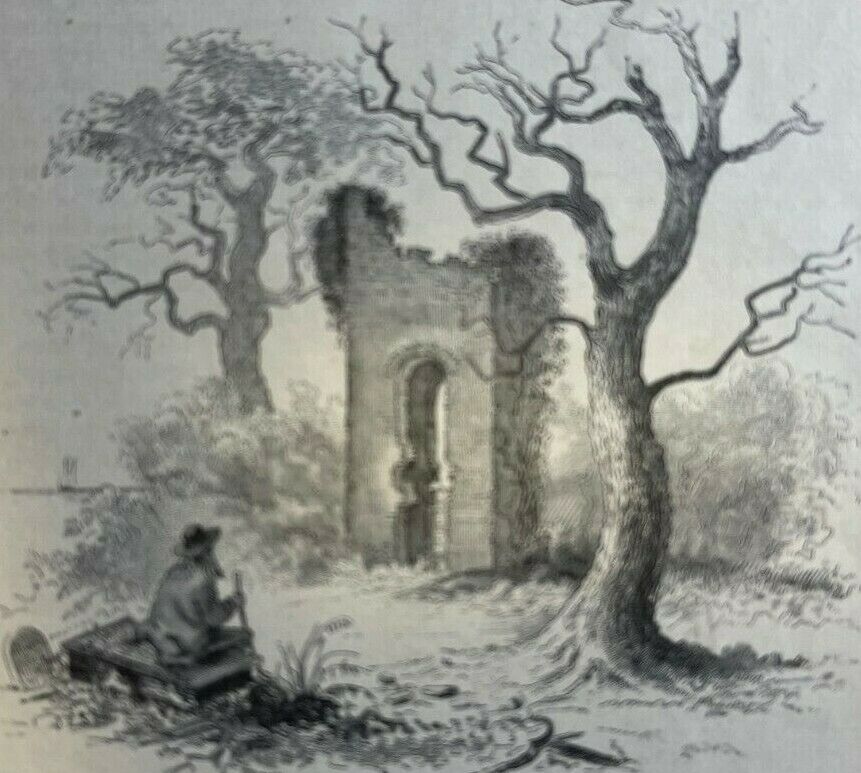 1879 Old Virginia Shrines Jamestown Moore House illustrated