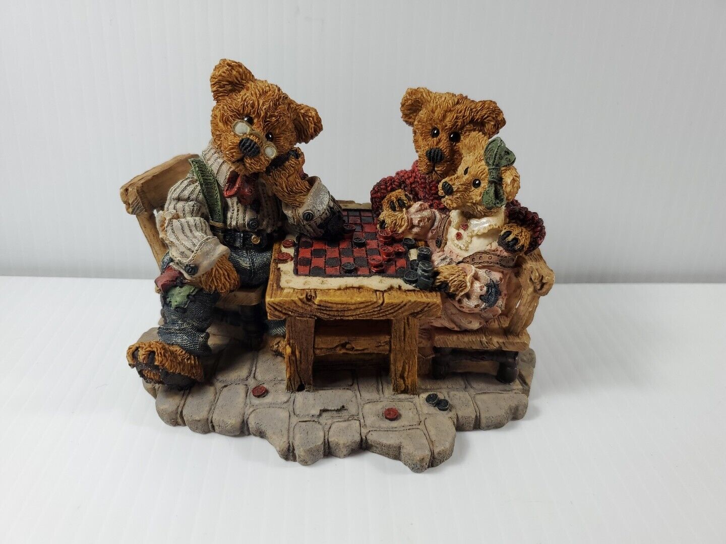 Vintage 1996 Boyds Bears& Friends  figurines “Growing Old Is Not For Sissies “