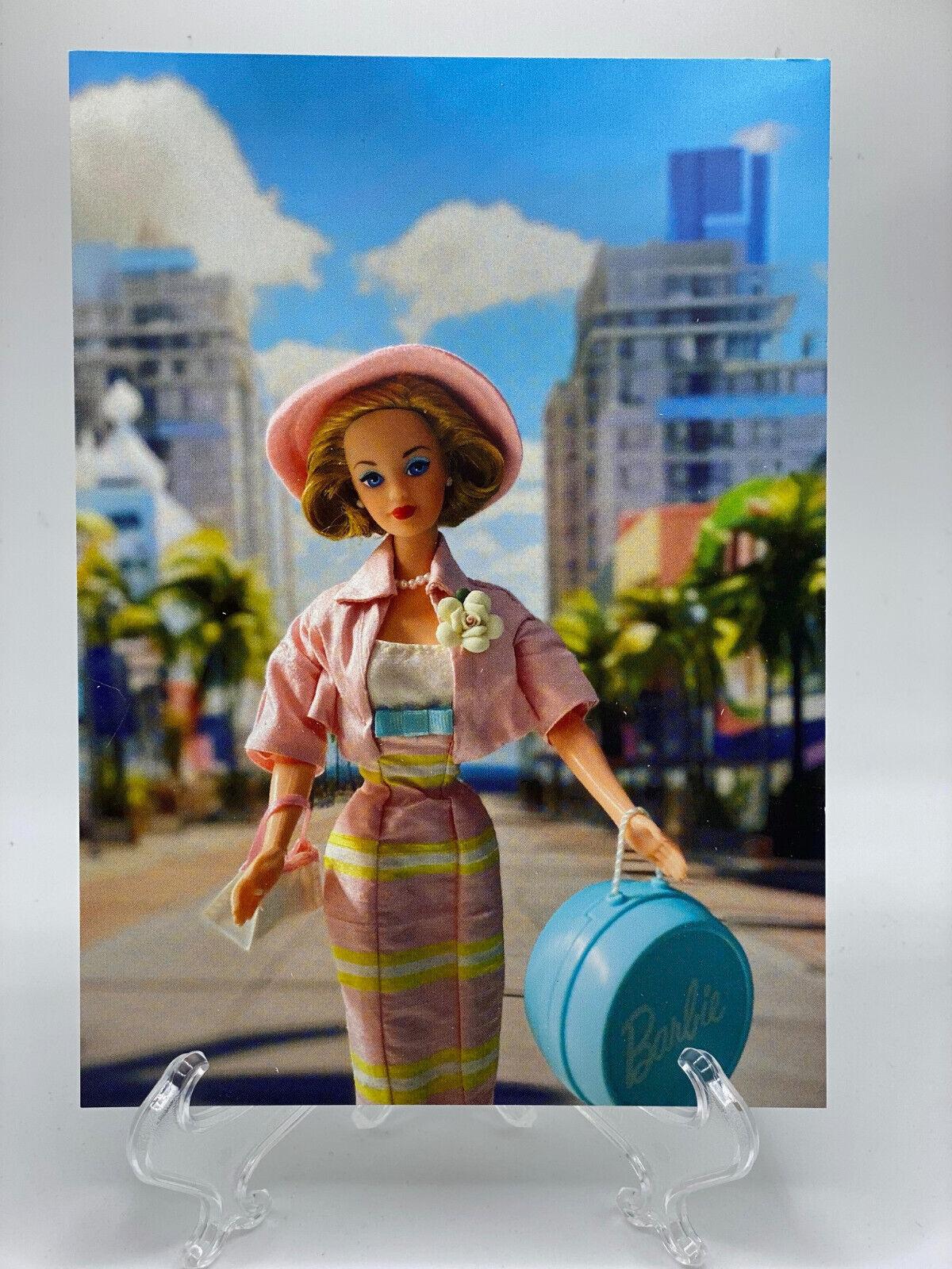 Brand New Summer Sophiscate Barbie on Vacation Art Print/Postcard