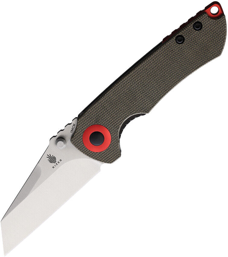 Kizer Cutlery Critical Mini Pocket Knife Linerlock Micarta Folding 154CM 