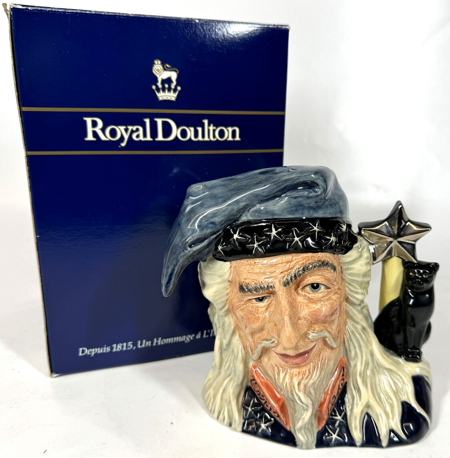 Royal Doulton D6862 The Wizard Fantasy D&D Stanley Taylor Character Jug w/ Box