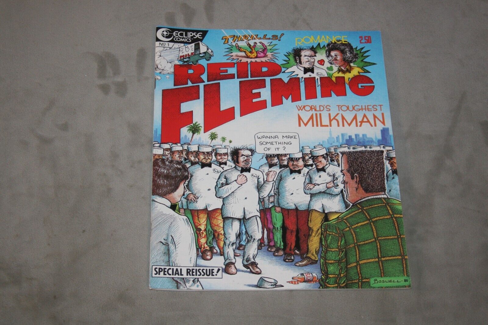 REID FLEMING WORLD'S TOUGHEST MILKMAN #1 (1986) Eclipse Comics magazine NM