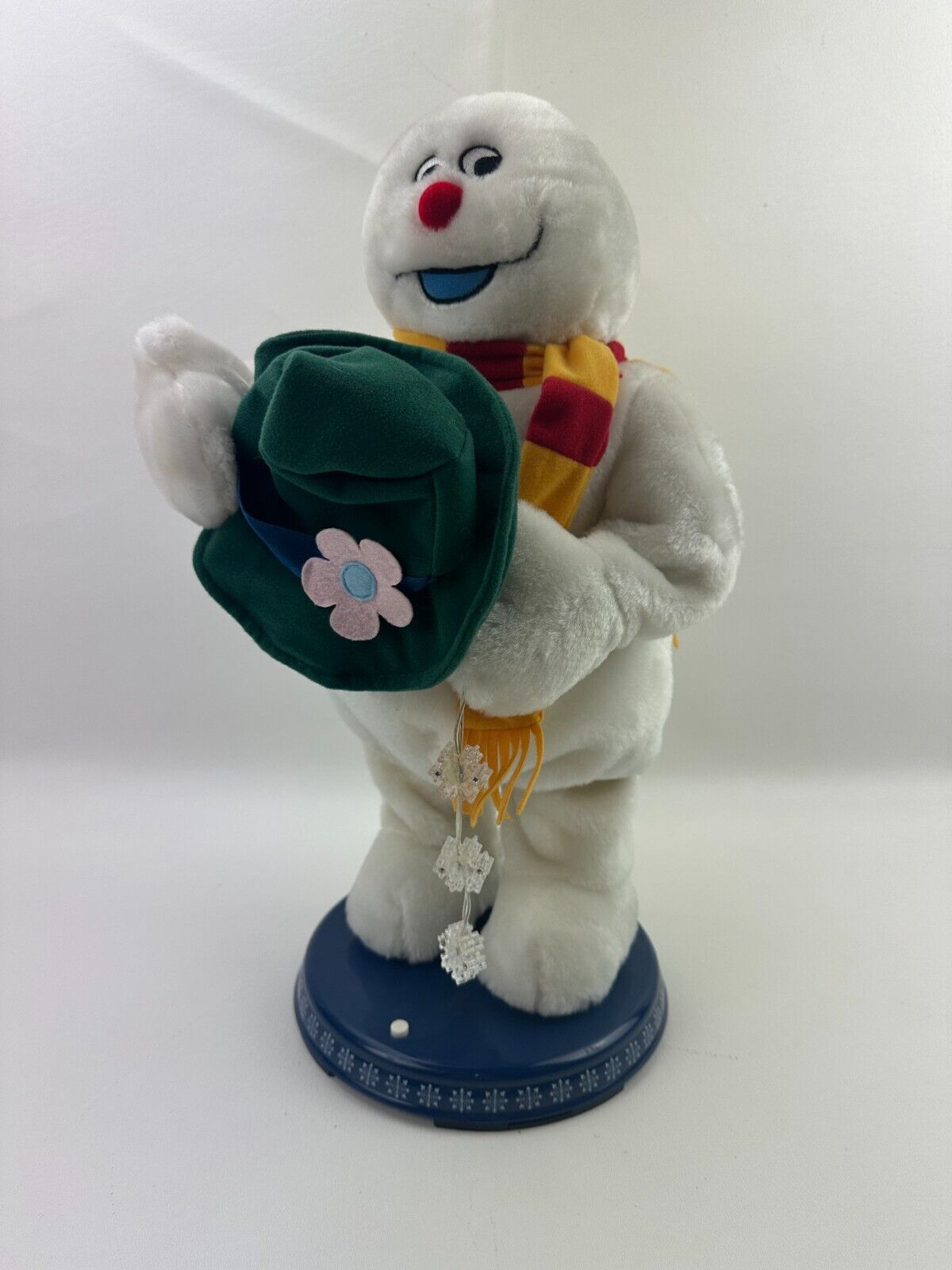 Gemmy Frosty The Snowman Snowflake Spinning Animated Christmas Tested & Working