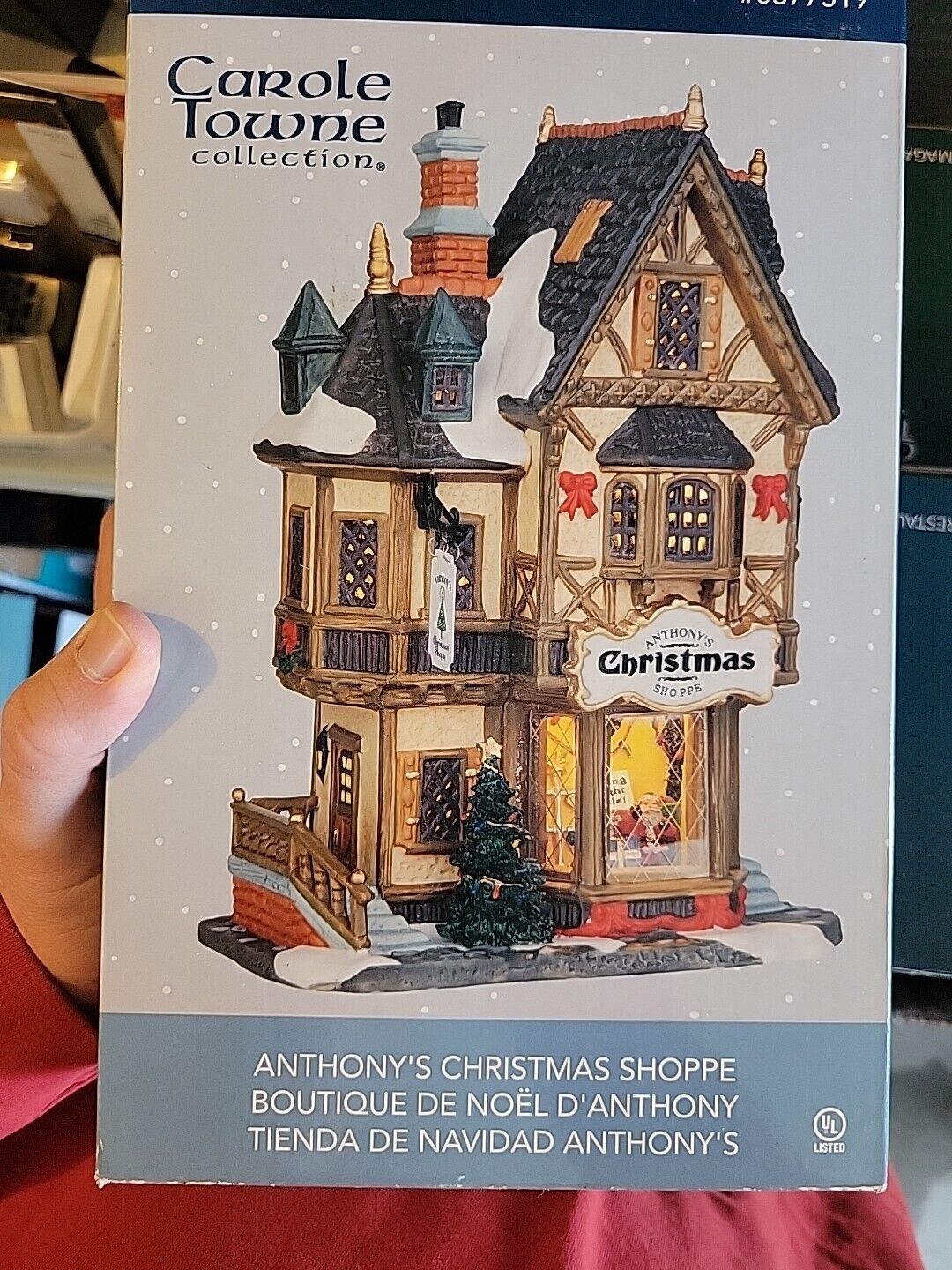 Lemax Carole Towne Collection Anthony's Christmas Shoppe 2014 Christmas Village