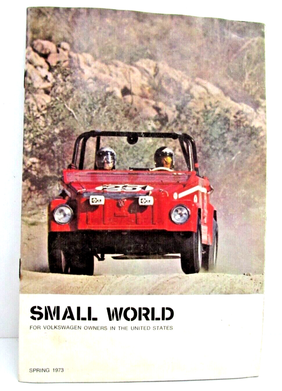 Vintage Spring 1973 Volkswagen Small World Magazine for VW Owners  Issue #MF