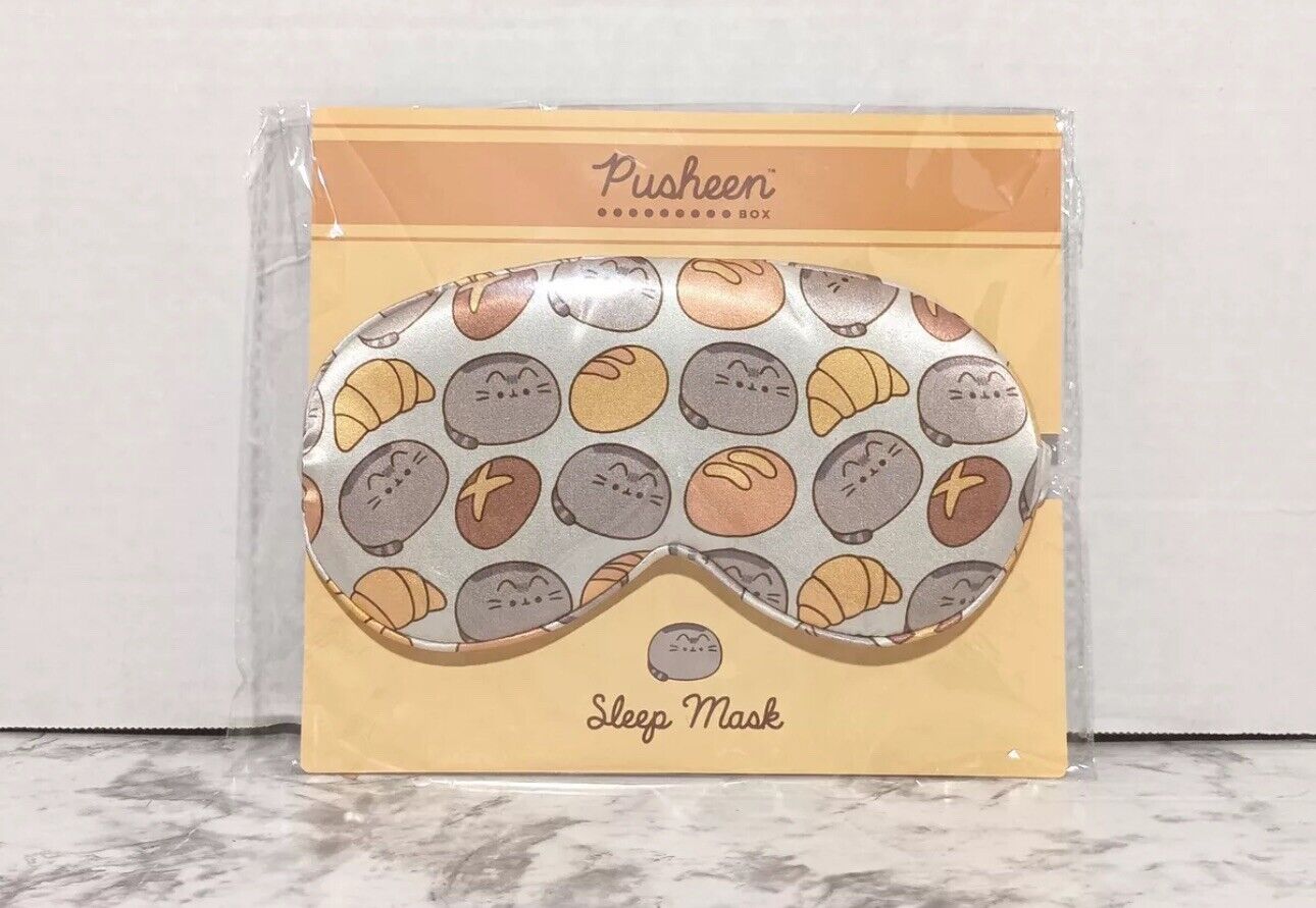 Pusheen Bread Loaf Satin Sleep Mask Spring 2024 Pusheen Box Exclusive