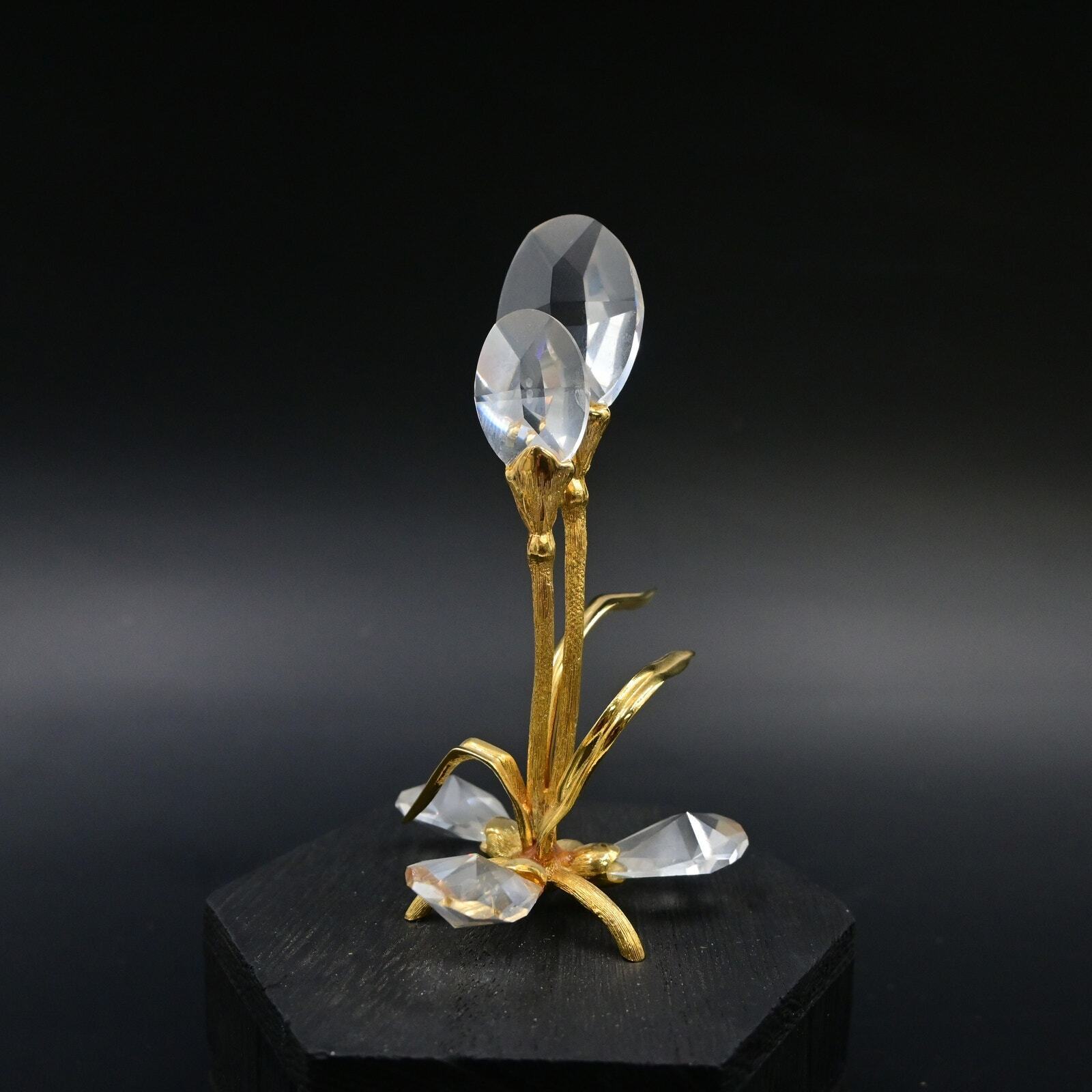 Vintage Swarovski Trimlite Petal Flower Bouquet Crystal Figure 
