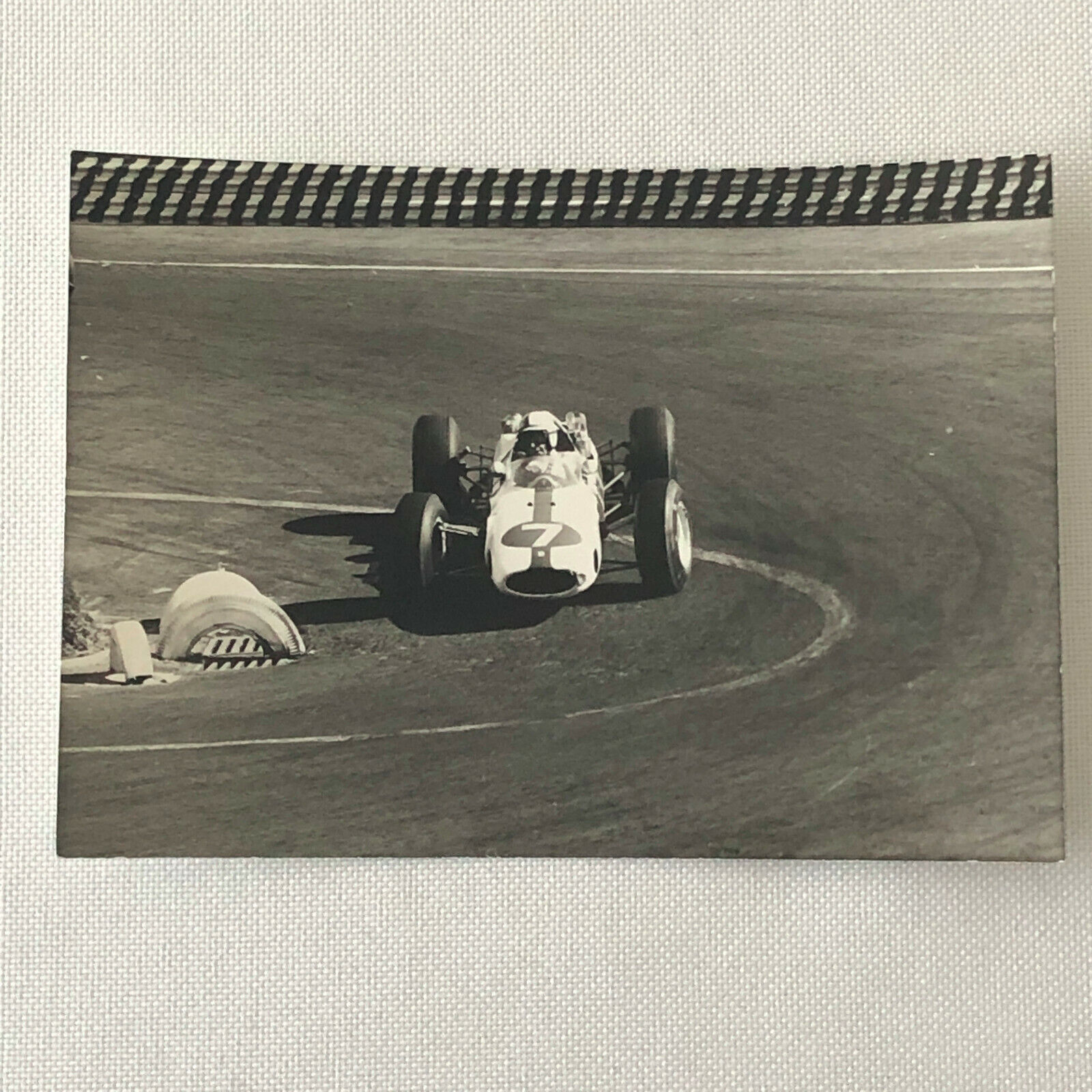 Vintage John Surtees Car Racing Photo Photograph - Bernard Cahier 