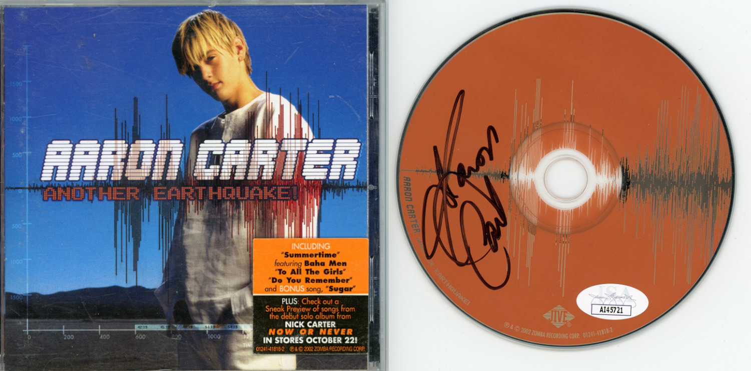 Aaron Carter ~ Signed Autographed 