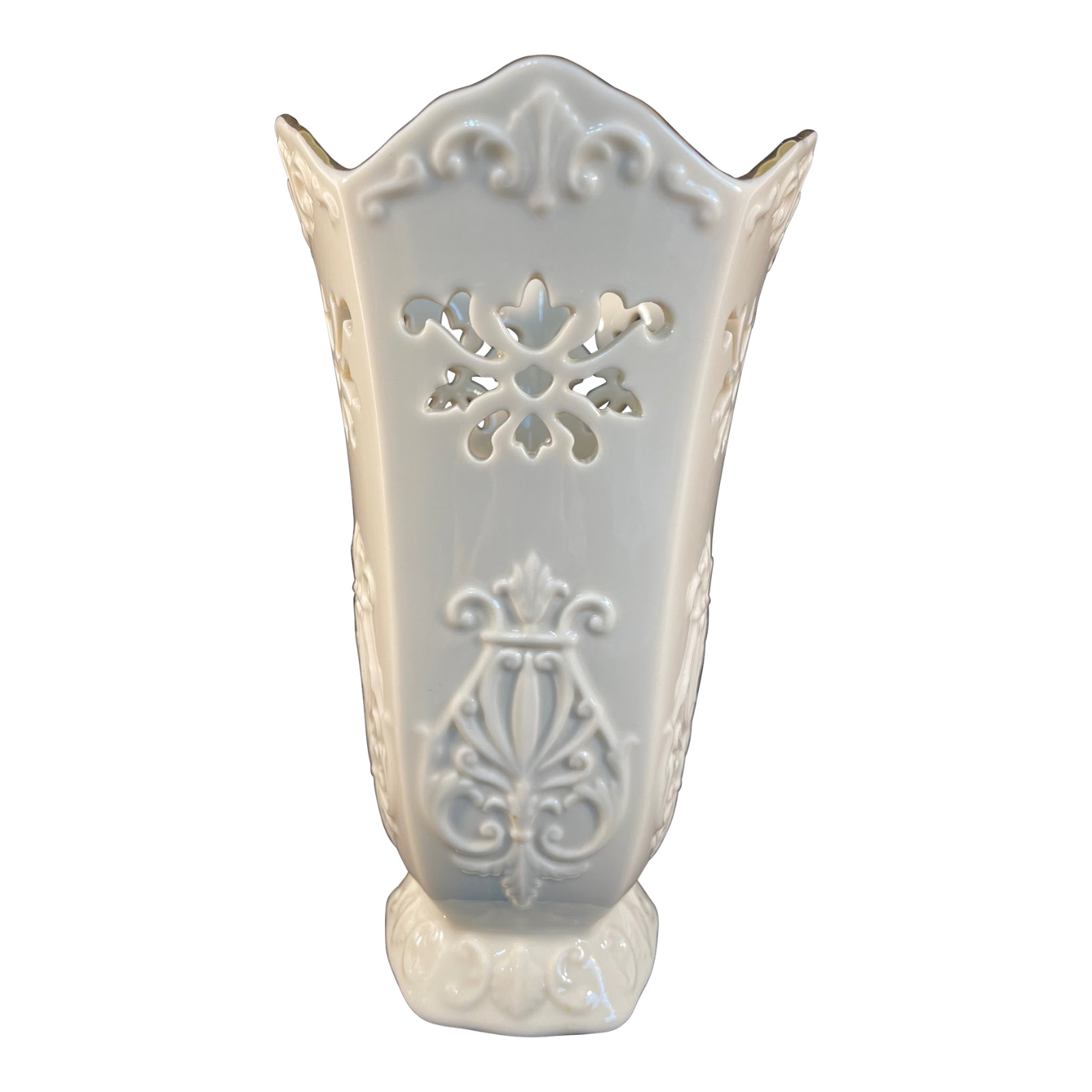 Vintage 1970s Lenox Langtry Fine China Ivory Vase