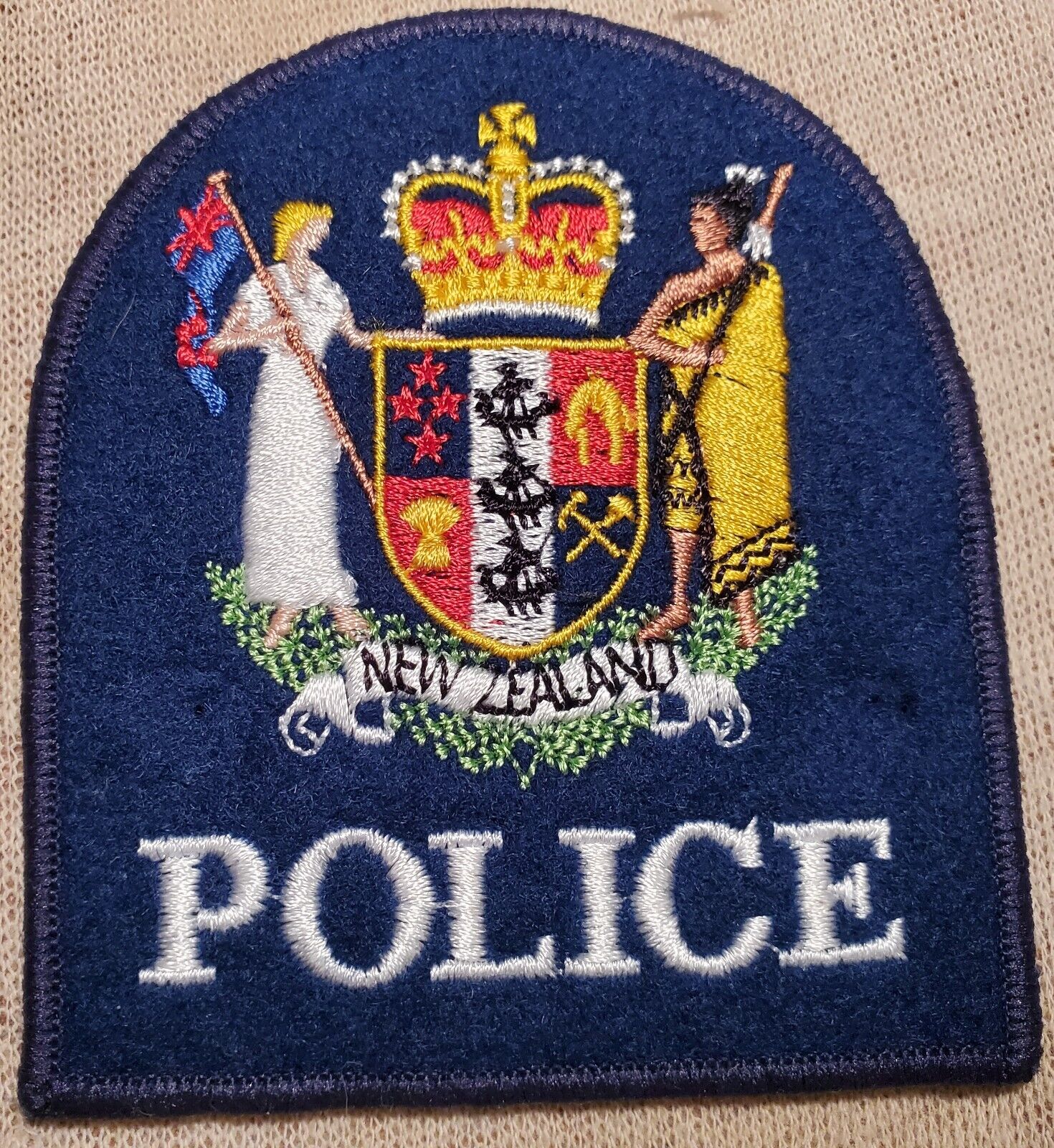 New Zealand Police Patch (Felt)