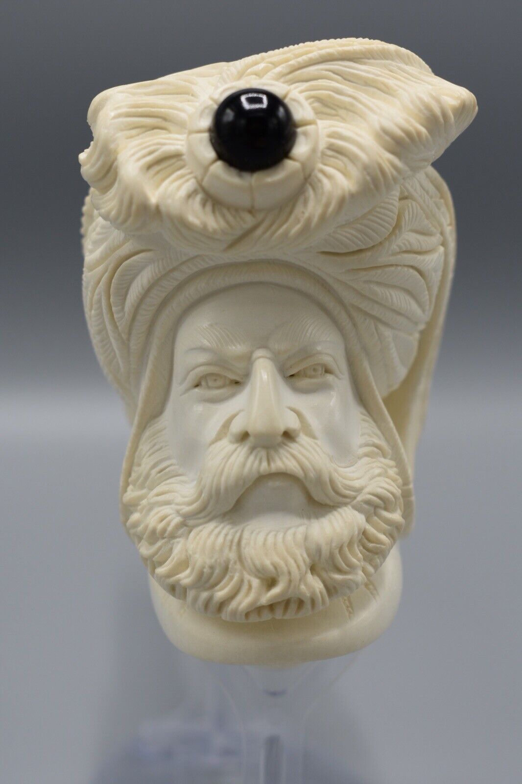 Ottoman King/pasha Pipe  Handmade Block Meerschaum-NEW W CASE#905
