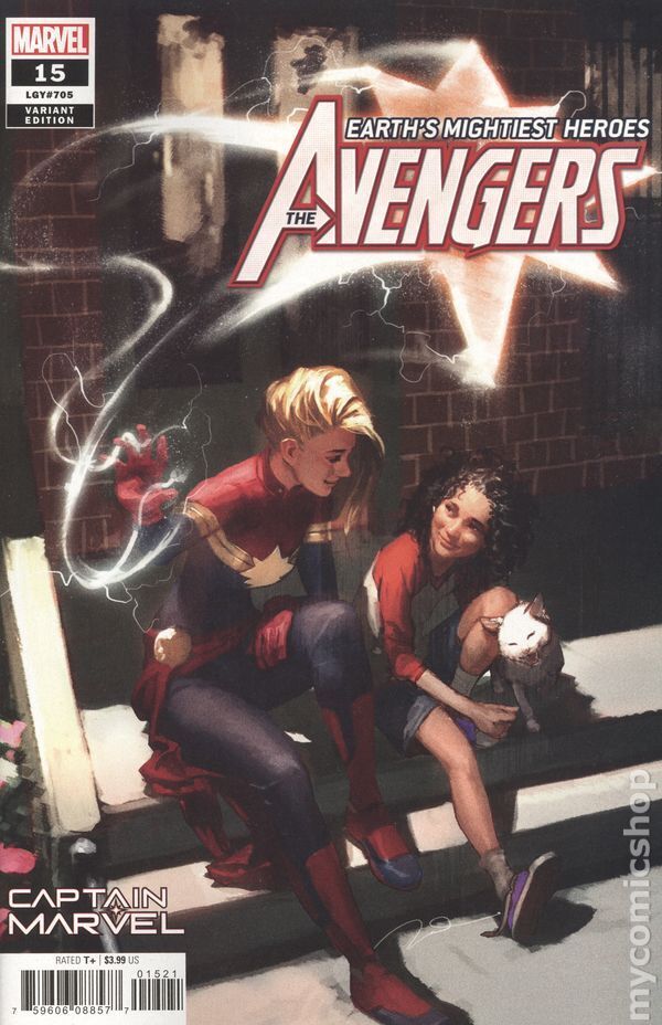 Avengers #15B Parel Variant FN/VF 7.0 2019 Stock Image