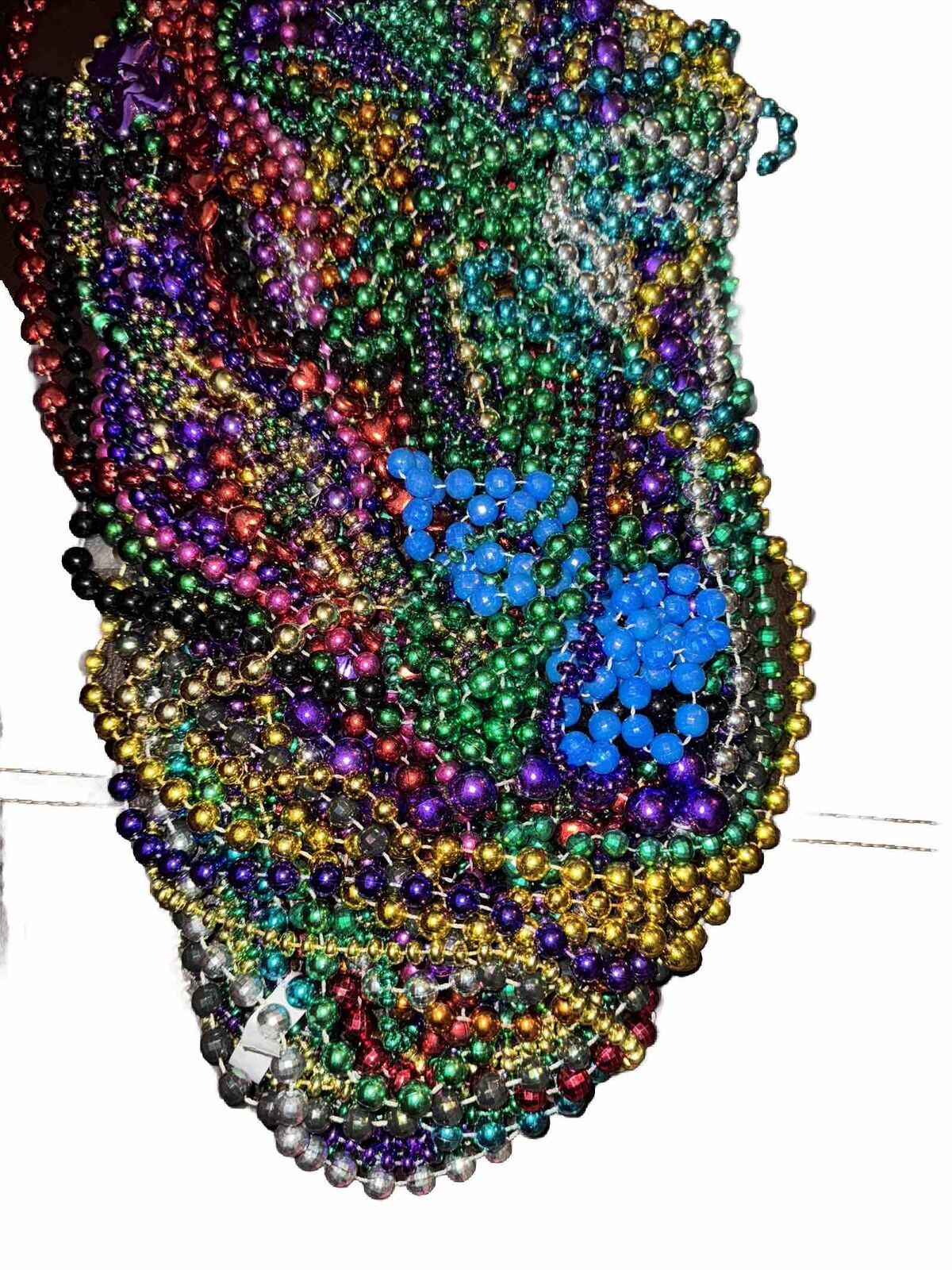 Large Colorful Bead Lot Mardi Gras Carnival