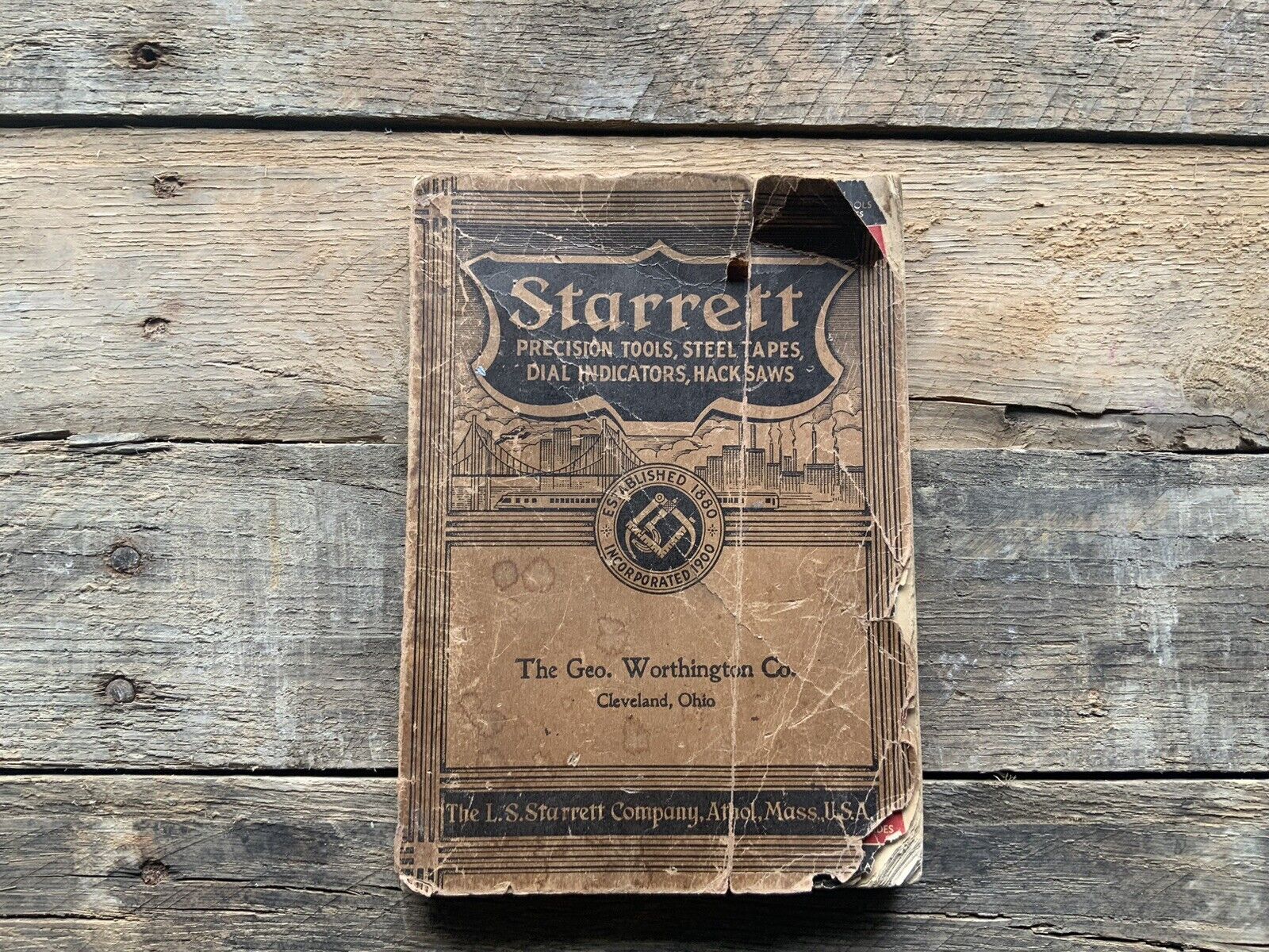Antique Starrett Tool Catalog.
