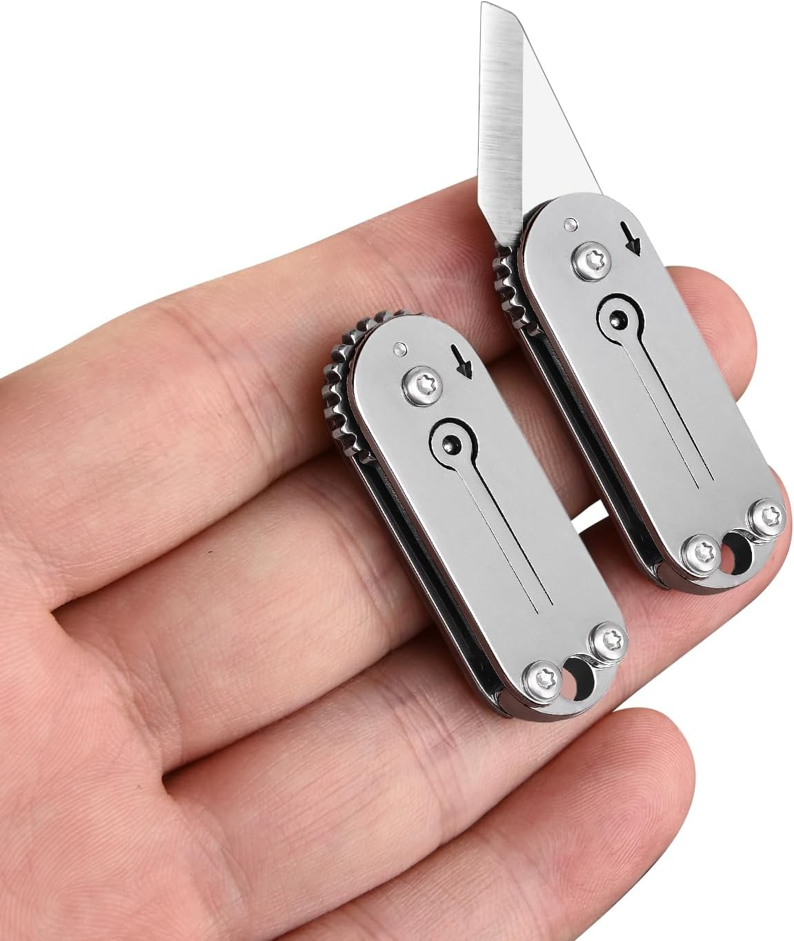 Small Folding Pocket Knife for Outdoor Camping Survival Box Cutter Gift for Men