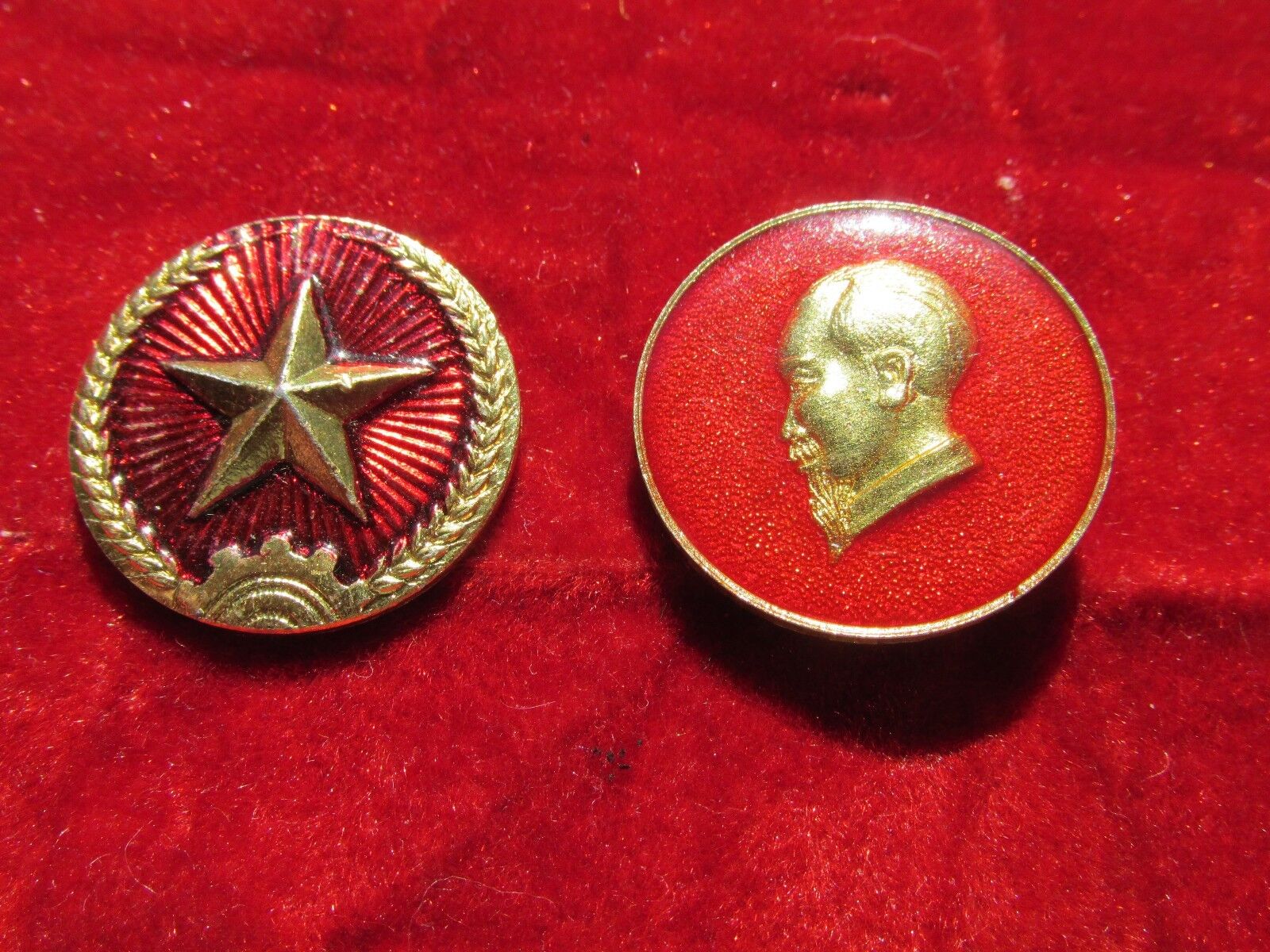 Democrat Party  Campaign Lapel pins or insignia pair