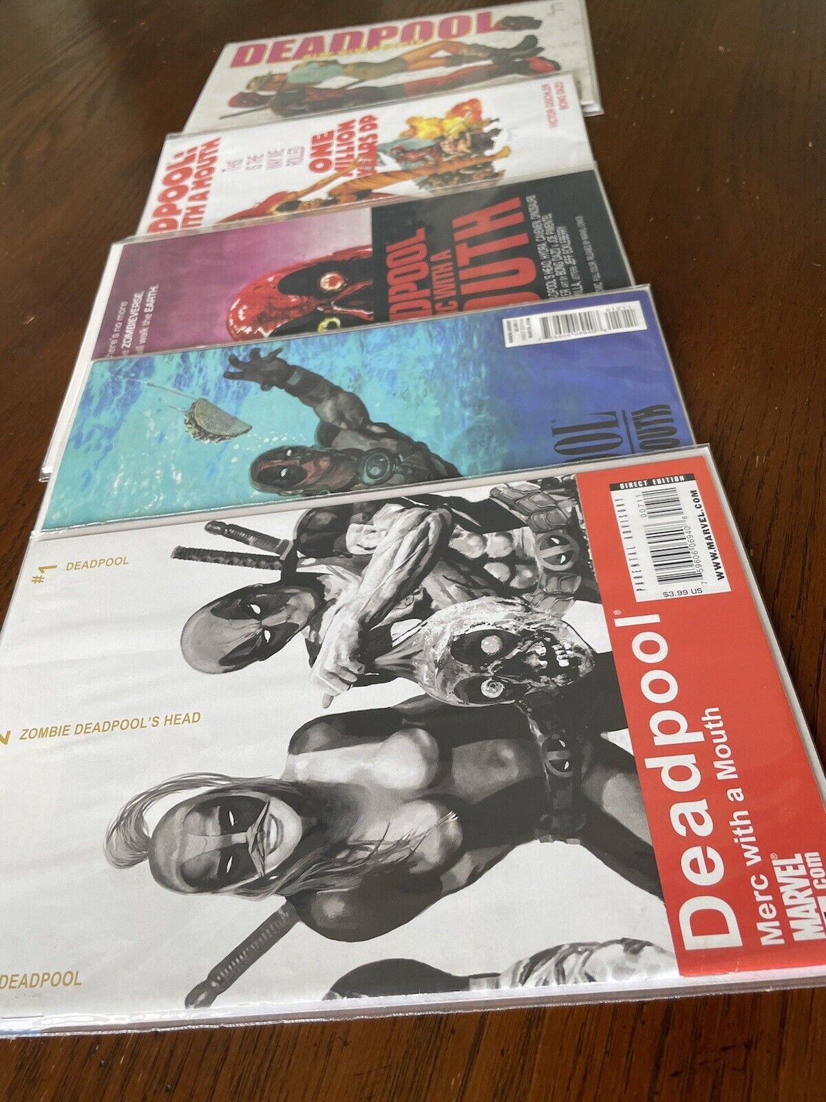 Deadpool Merc with a Mouth #7, 1st Print - First Lady Deadpool + 3, 5, 8, & 12