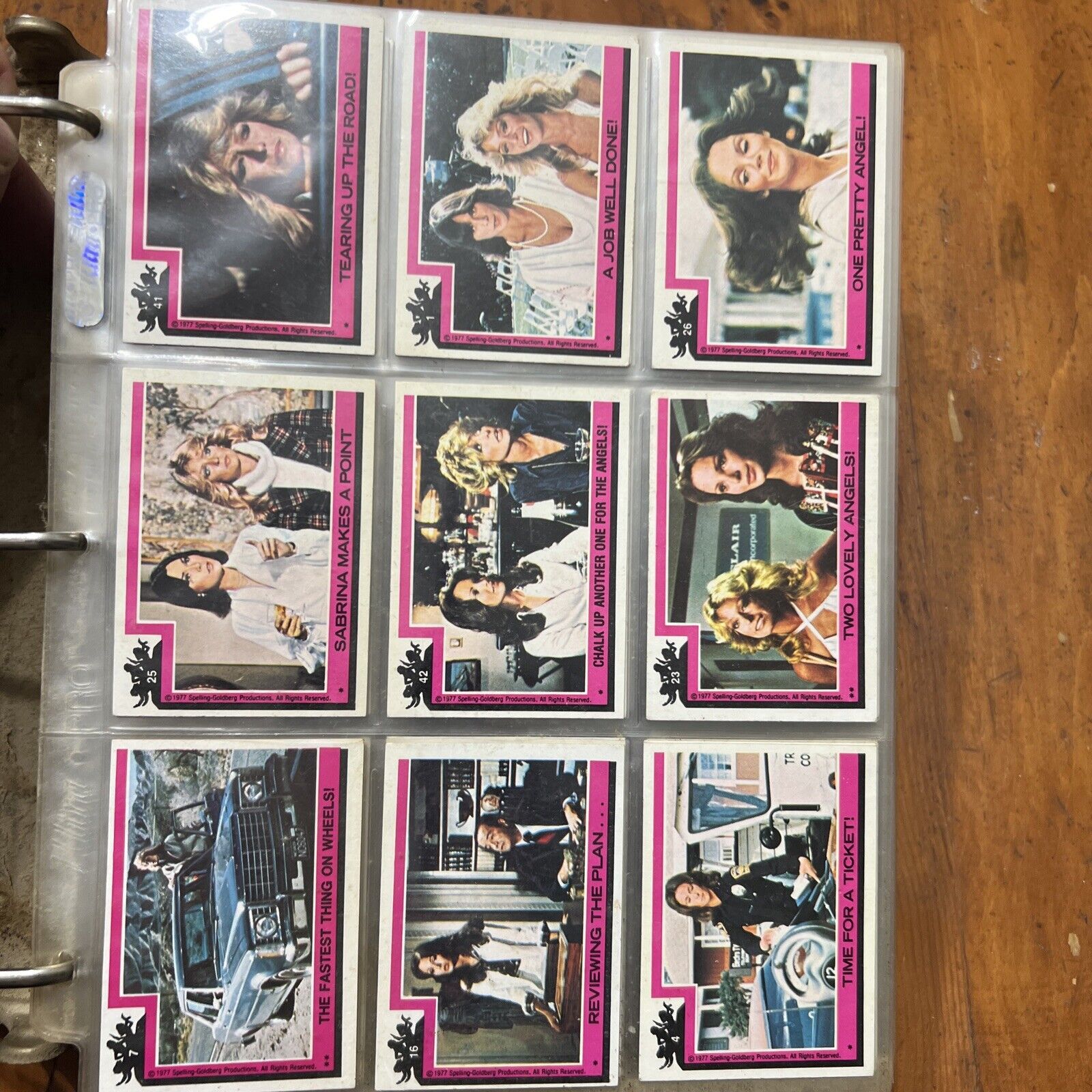 1977 Topps Charlie's Angels Complete Set 253/253 & Stickers 44/44 Sharp Set